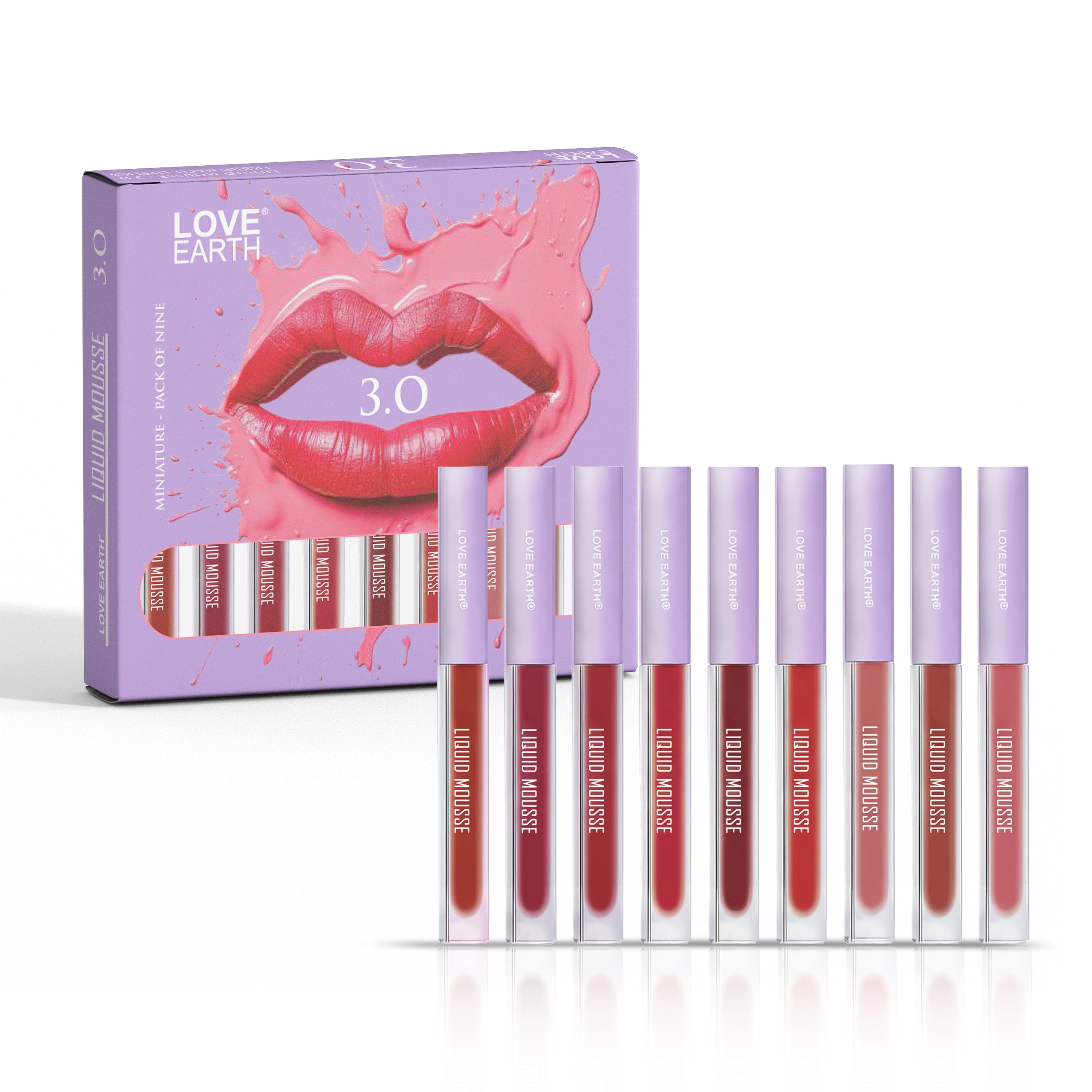Liquid Lipstick Pack Of 9 3.0 - Minis