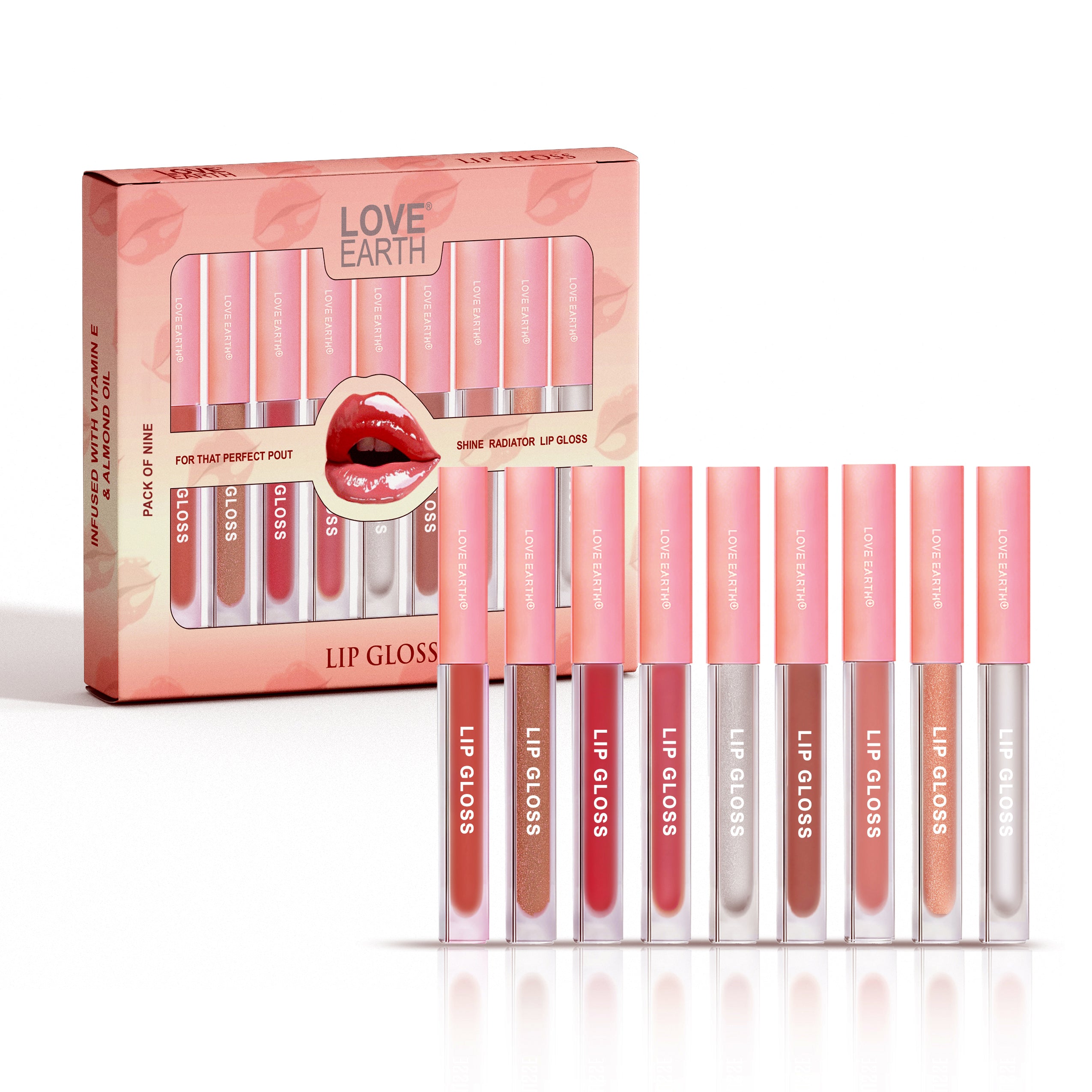 Lip Gloss Pack Of 9