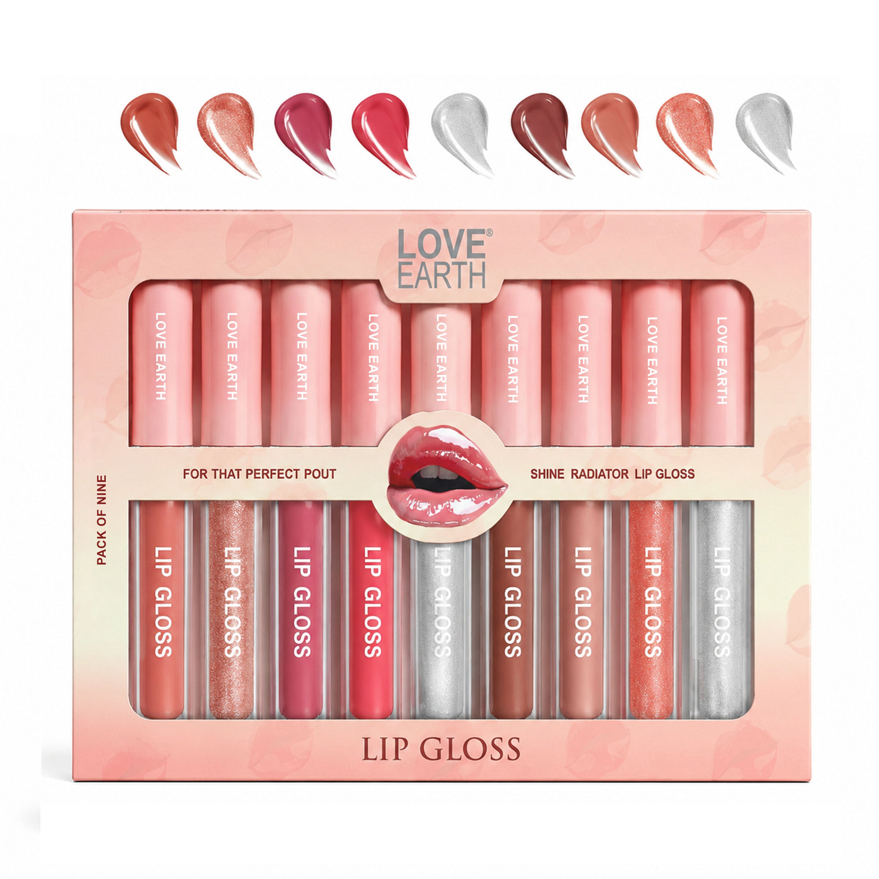 Lip Gloss Pack Of 9