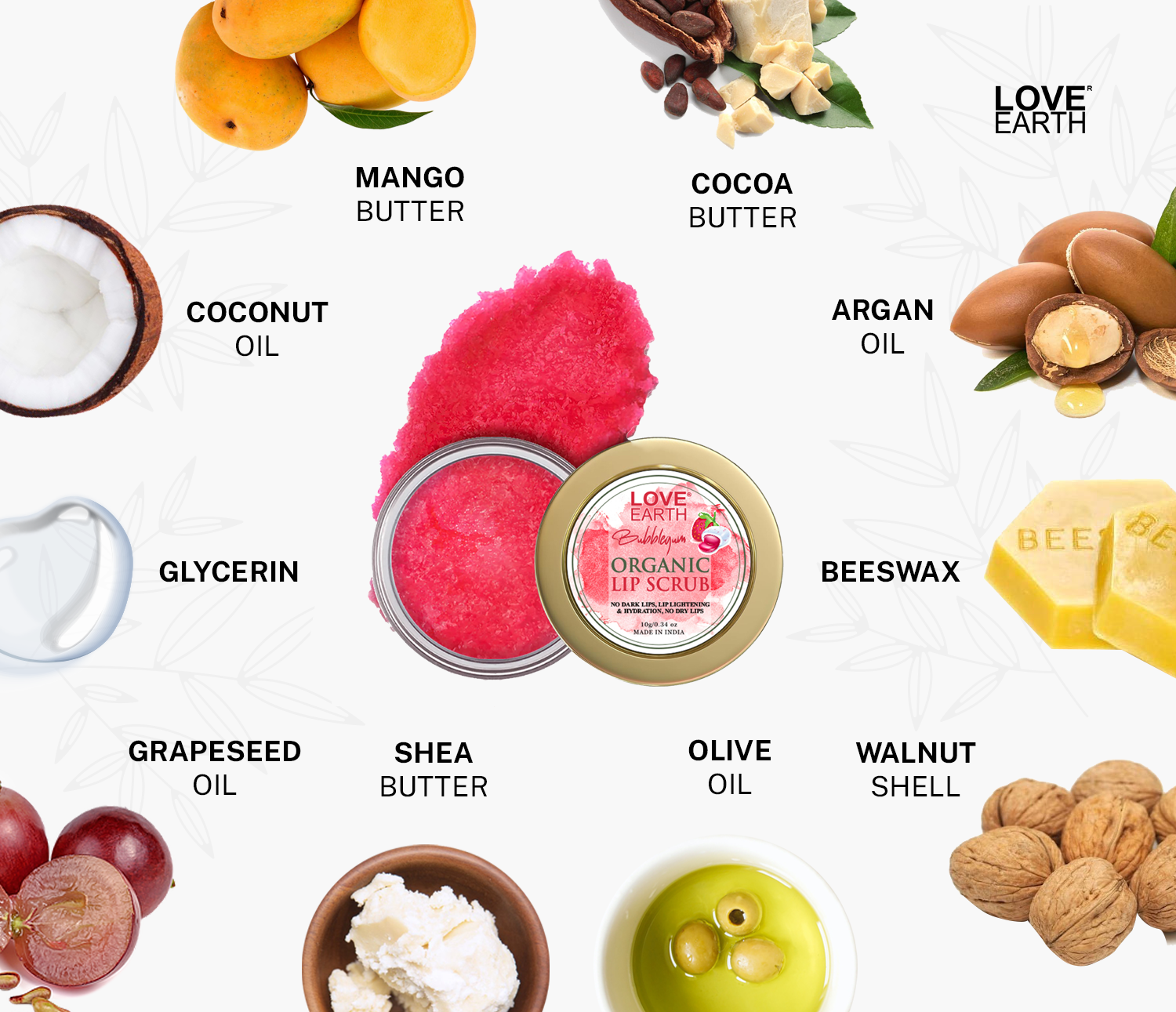 Organic Lip Scrub 10 Grams