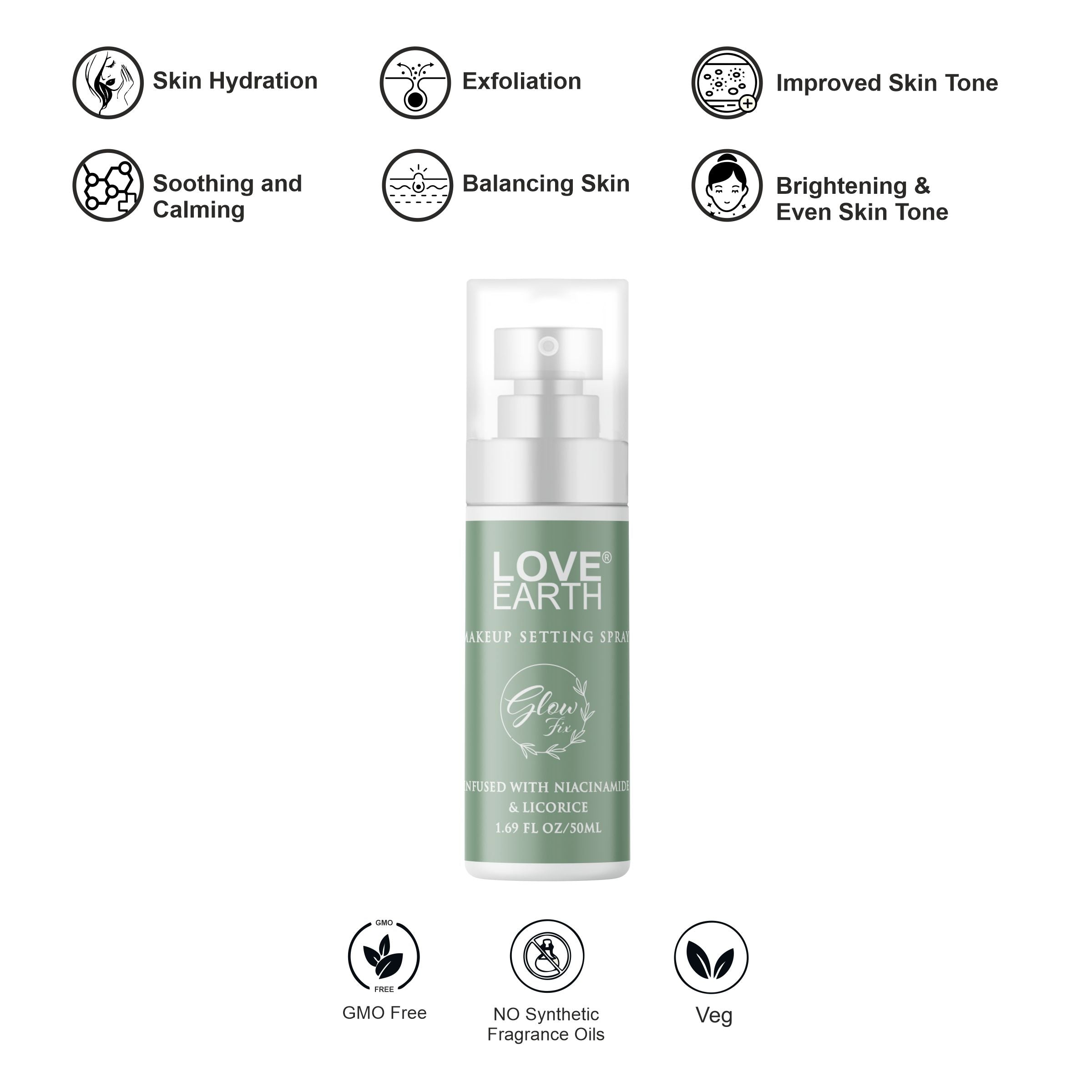 Makeup Setting Spray Glow Fix - 50ML