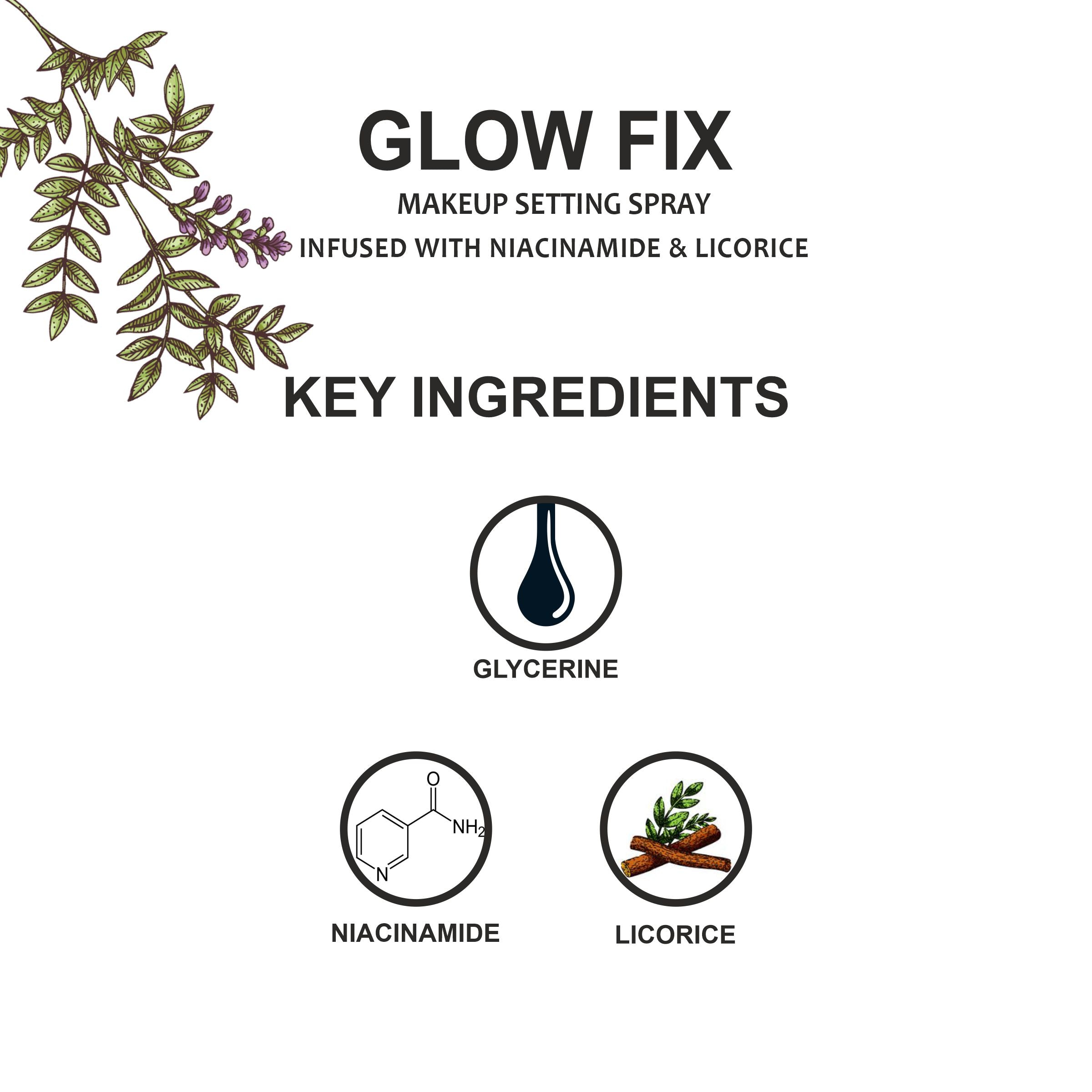 Makeup Setting Spray Glow Fix - 50ML