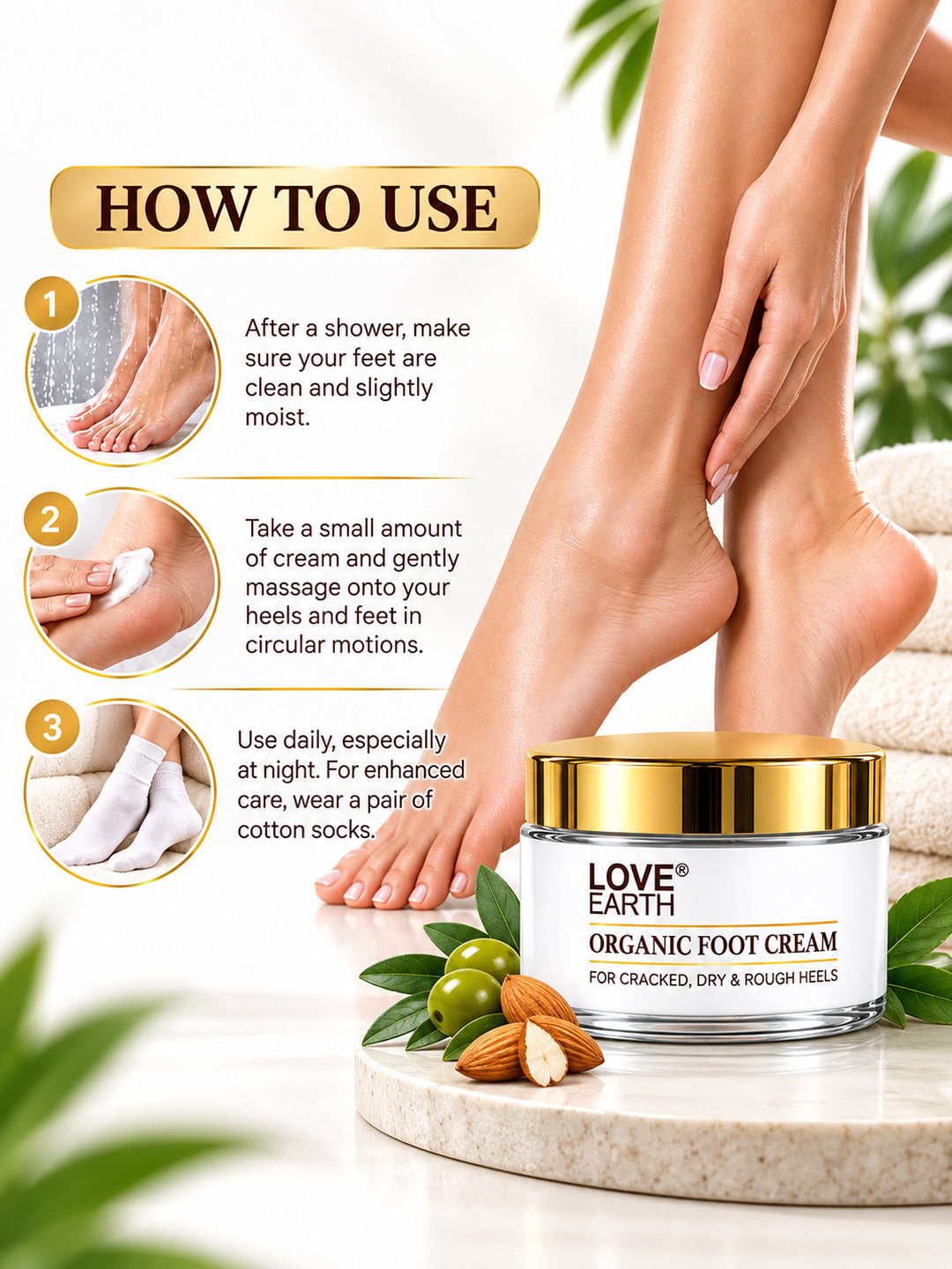 Organic Foot Cream