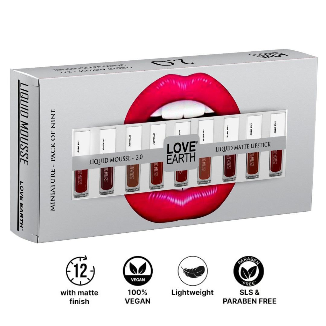 Liquid Lipstick Pack Of 9 2.0 - Minis