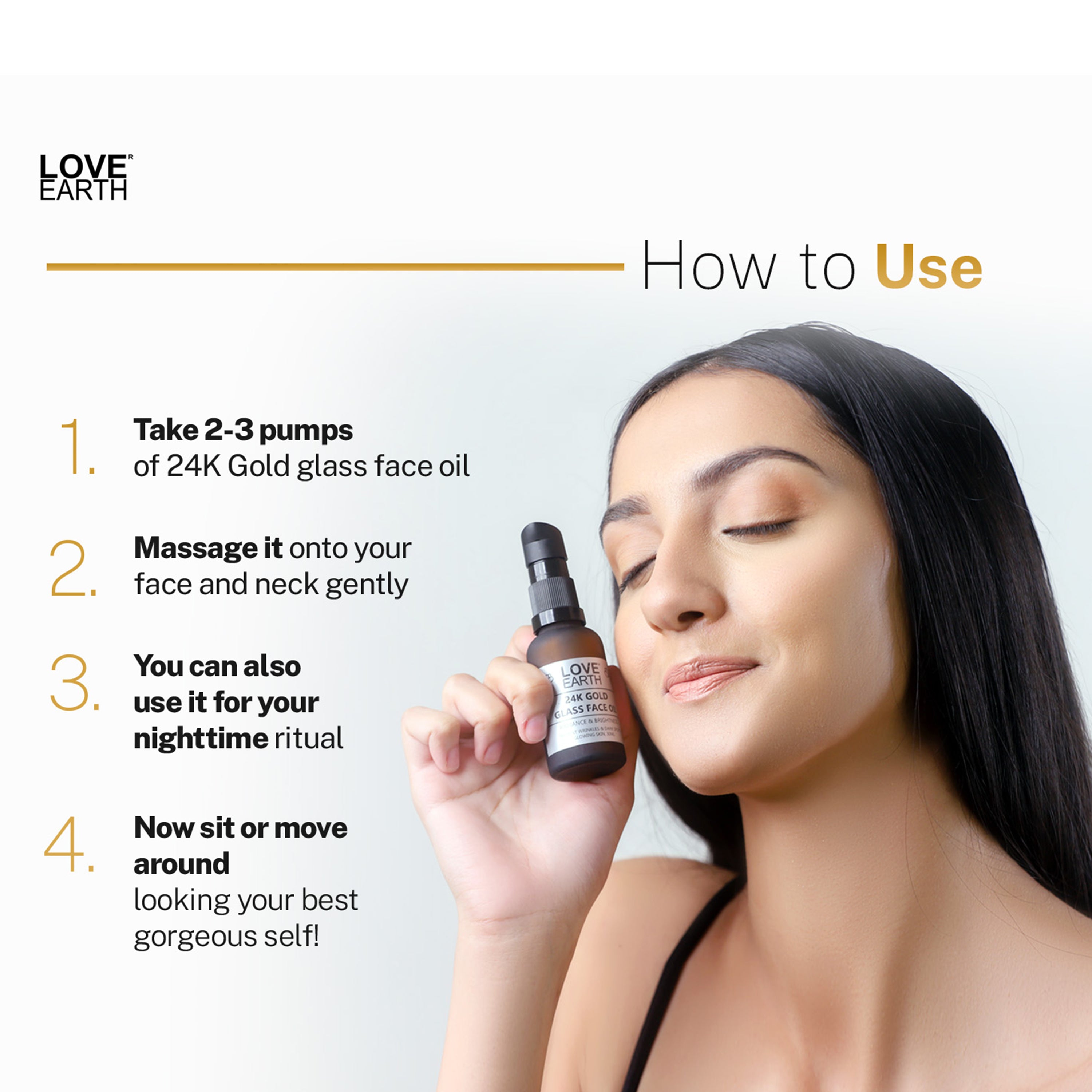 24K Gold Glass Face Oil β 30ML (Glow)