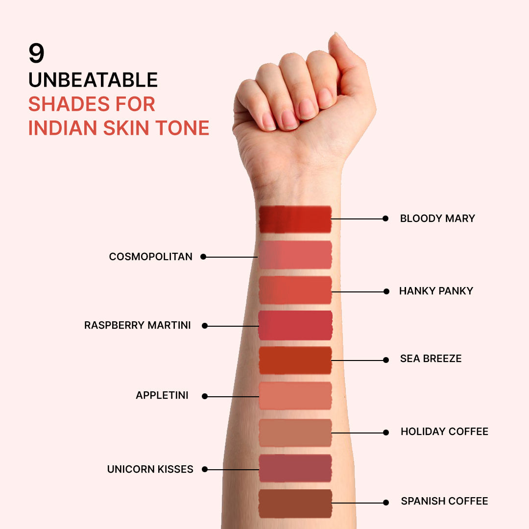 Liquid Lipstick Pack Of 9 2.0 - Minis