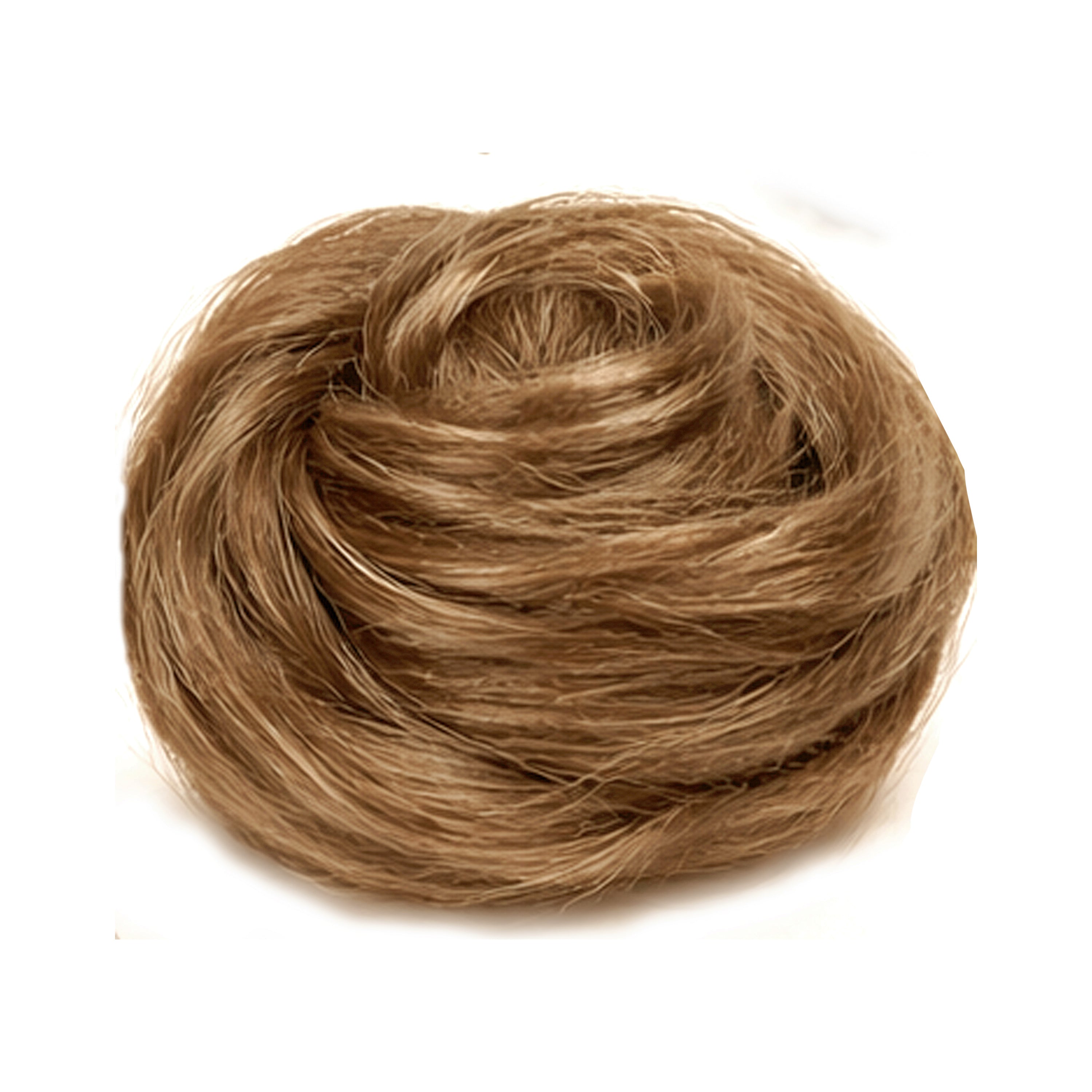 Clip-on Hair Bun Golden Brown