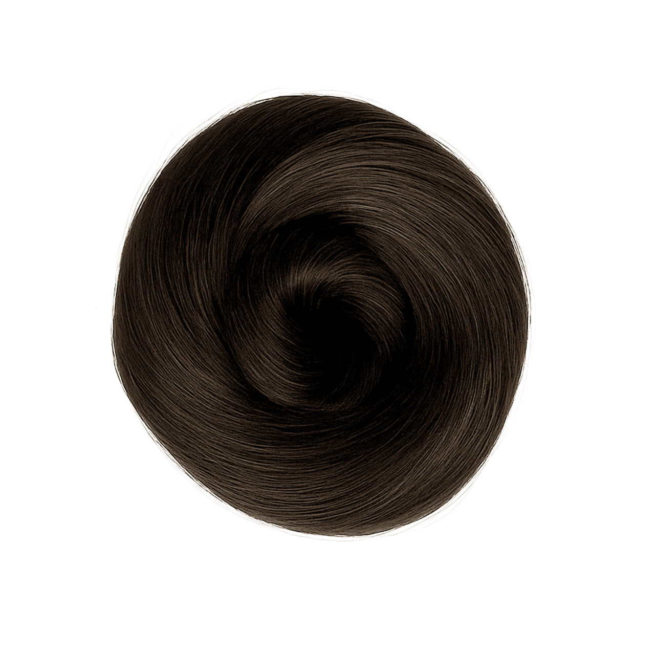 Clip-on Hair Bun Natural Brown