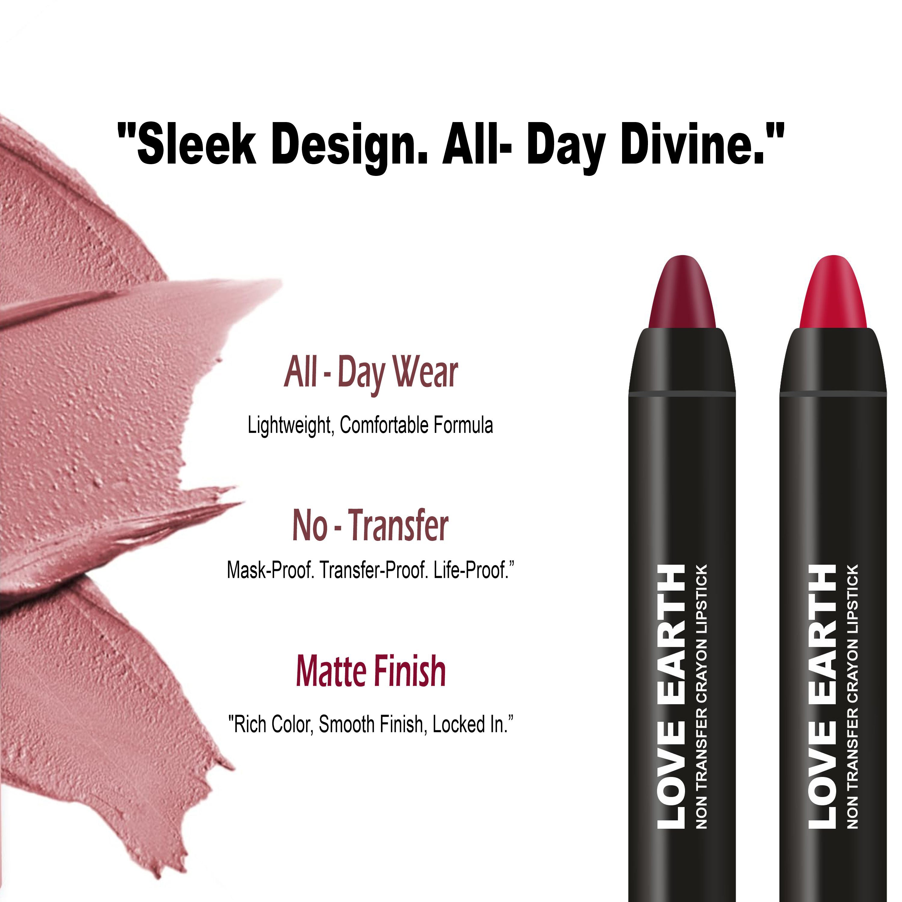 Lip Crayon Pack Of 2 Reds