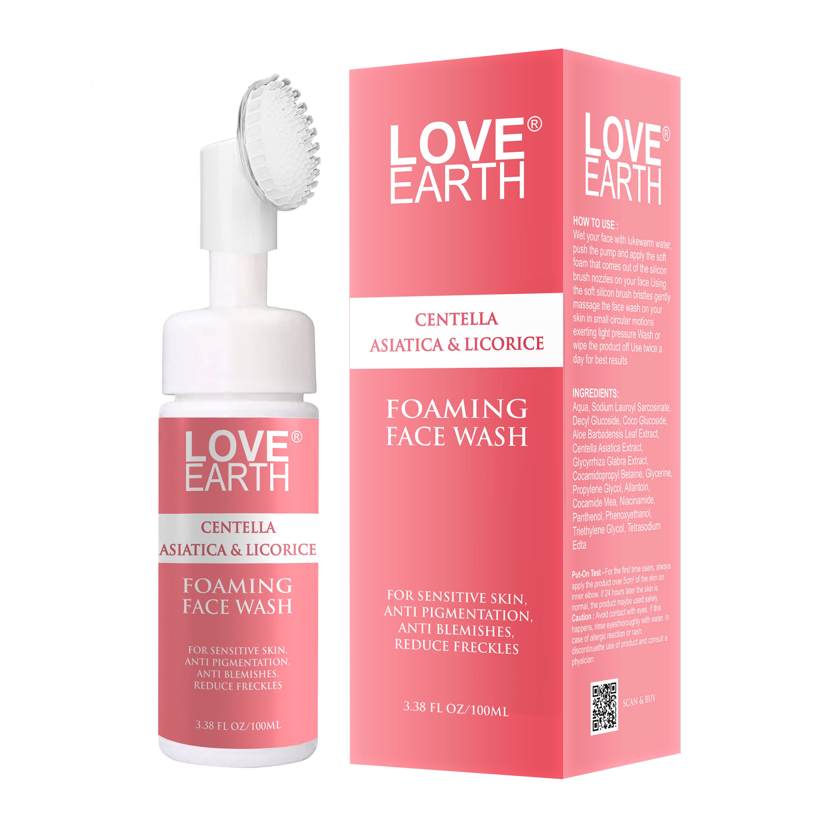 CENTELLA ASIATICA & LICORICE FOAMING FACE WASH