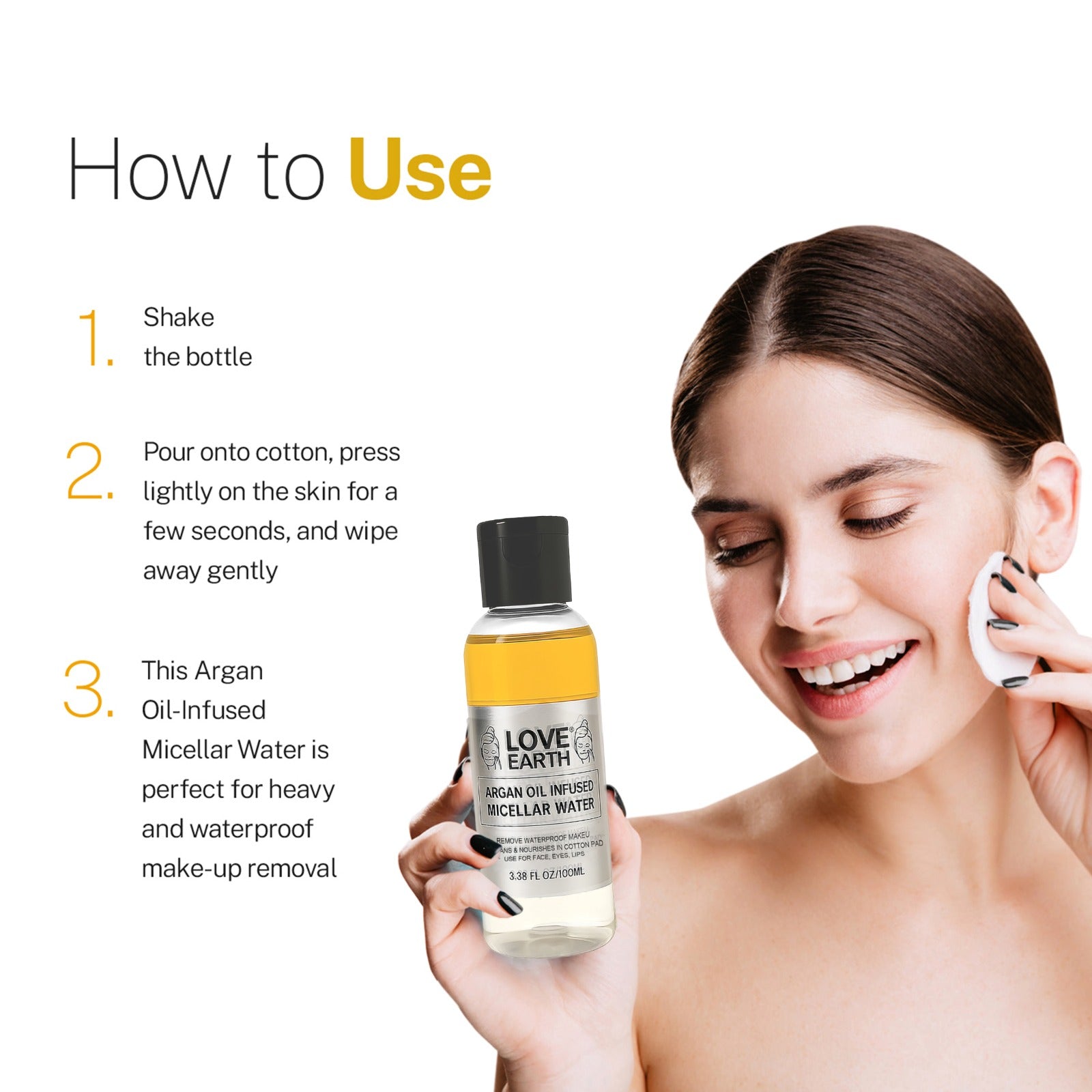 Argan Oil Infused Micellar Water - 100ML