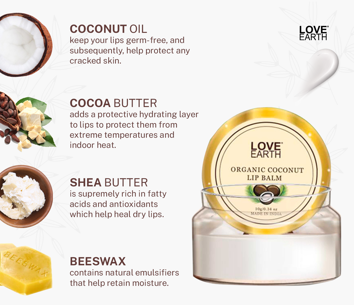 Organic Coconut Lip Balm