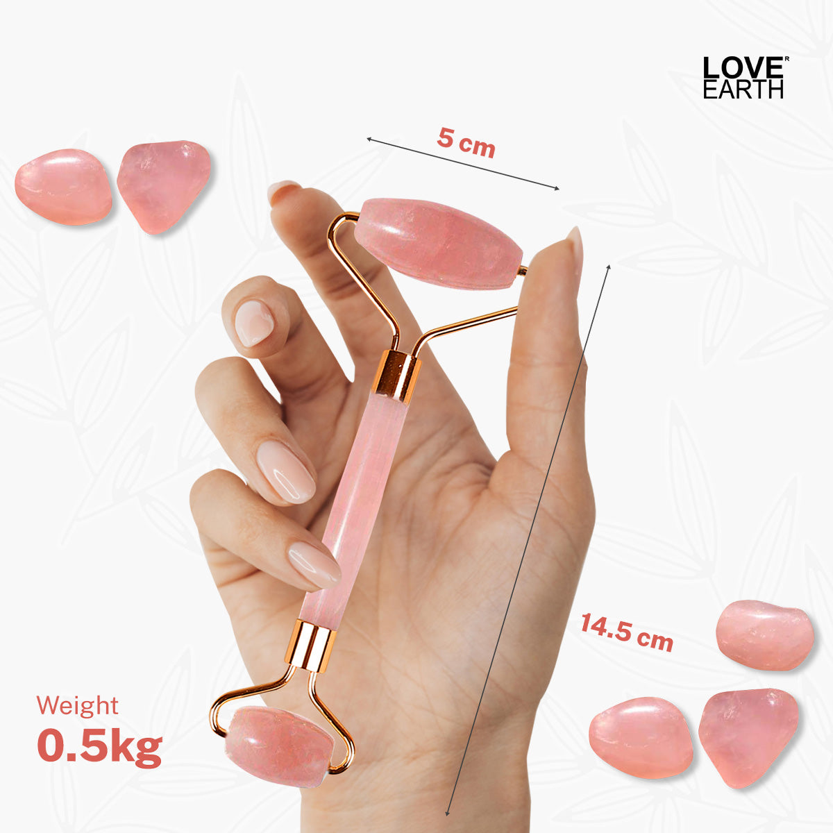 Rose Quartz Face Roller