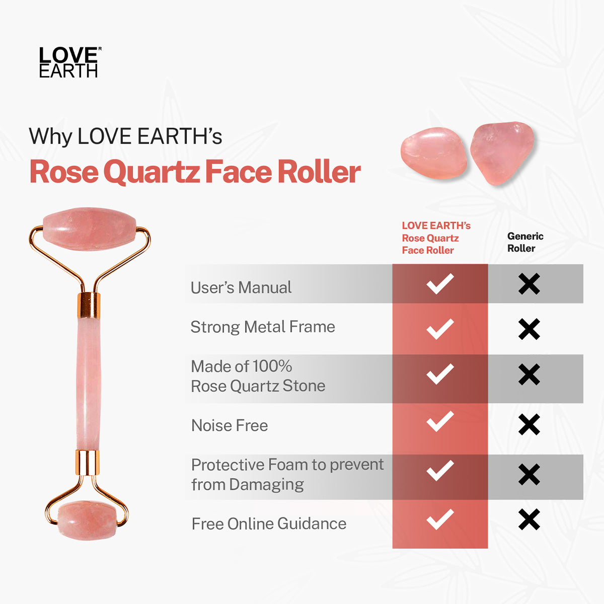 Love Earth’s Rose Quartz Face Roller