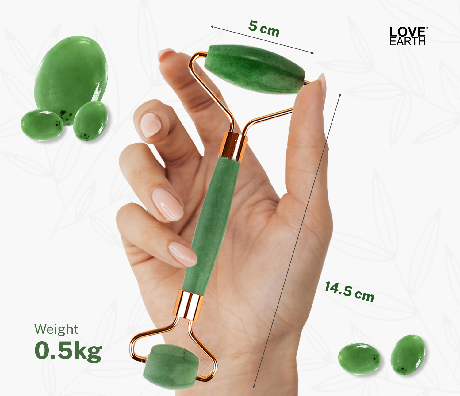 Love Earths Jade Face Roller