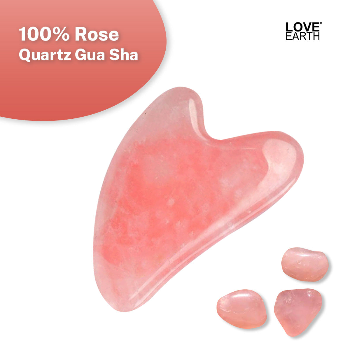 Rose Quartz Gua sha