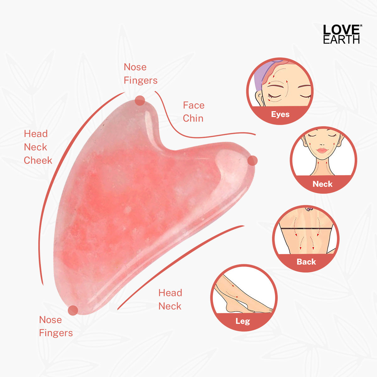 Rose Quartz Gua sha