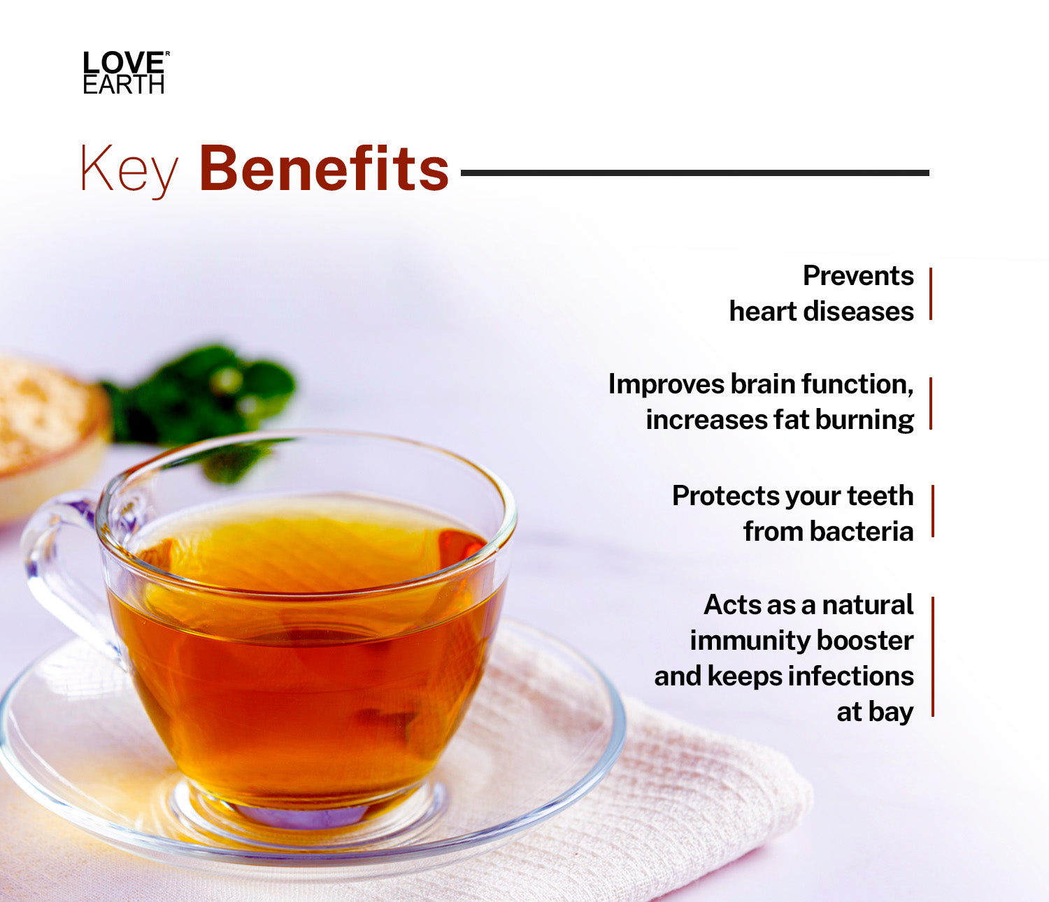 Glowing Skin & Healthy Hair – Organic Green Tea – 30gms