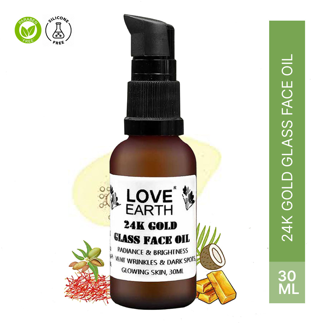 24K Gold Glass Face Oil β 30ML (Glow)