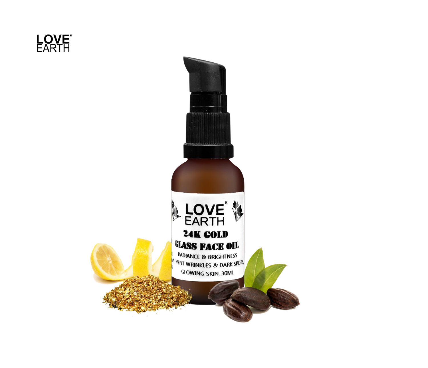 24K Gold Glass Face Oil β 30ML (Glow)