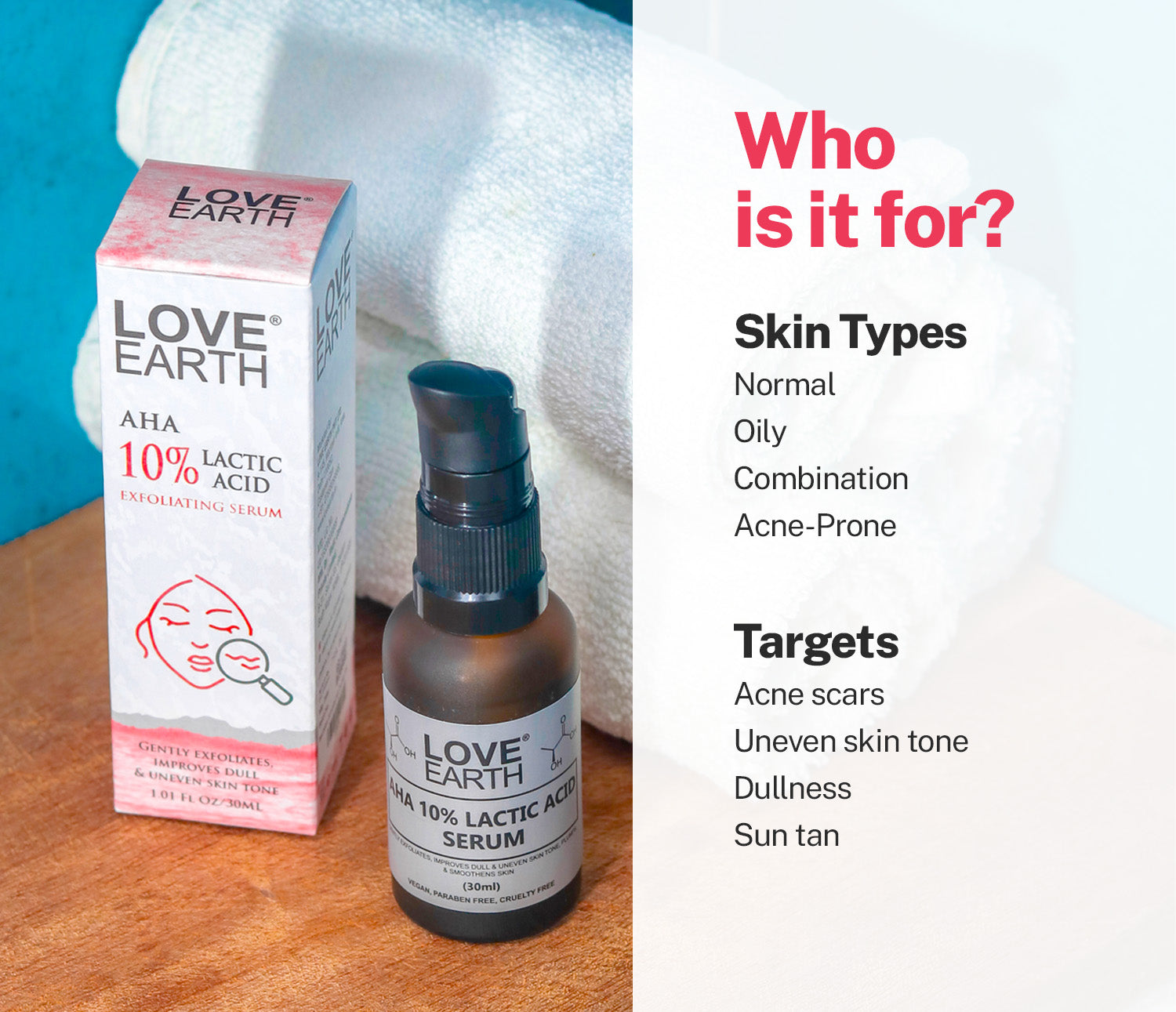 AHA 10% Lactic Acid Serum