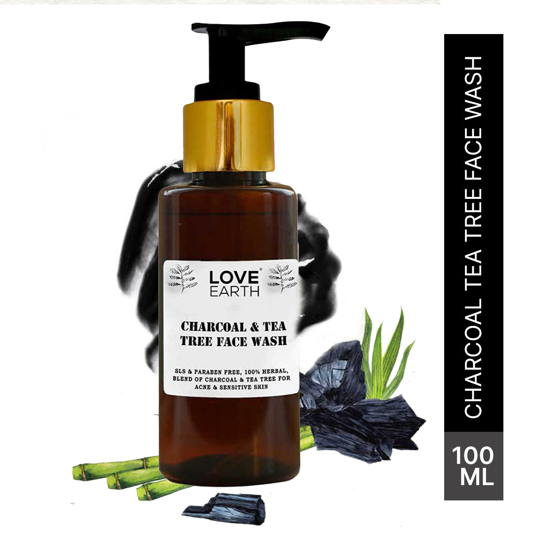 Charcoal Tea Tree Face Wash