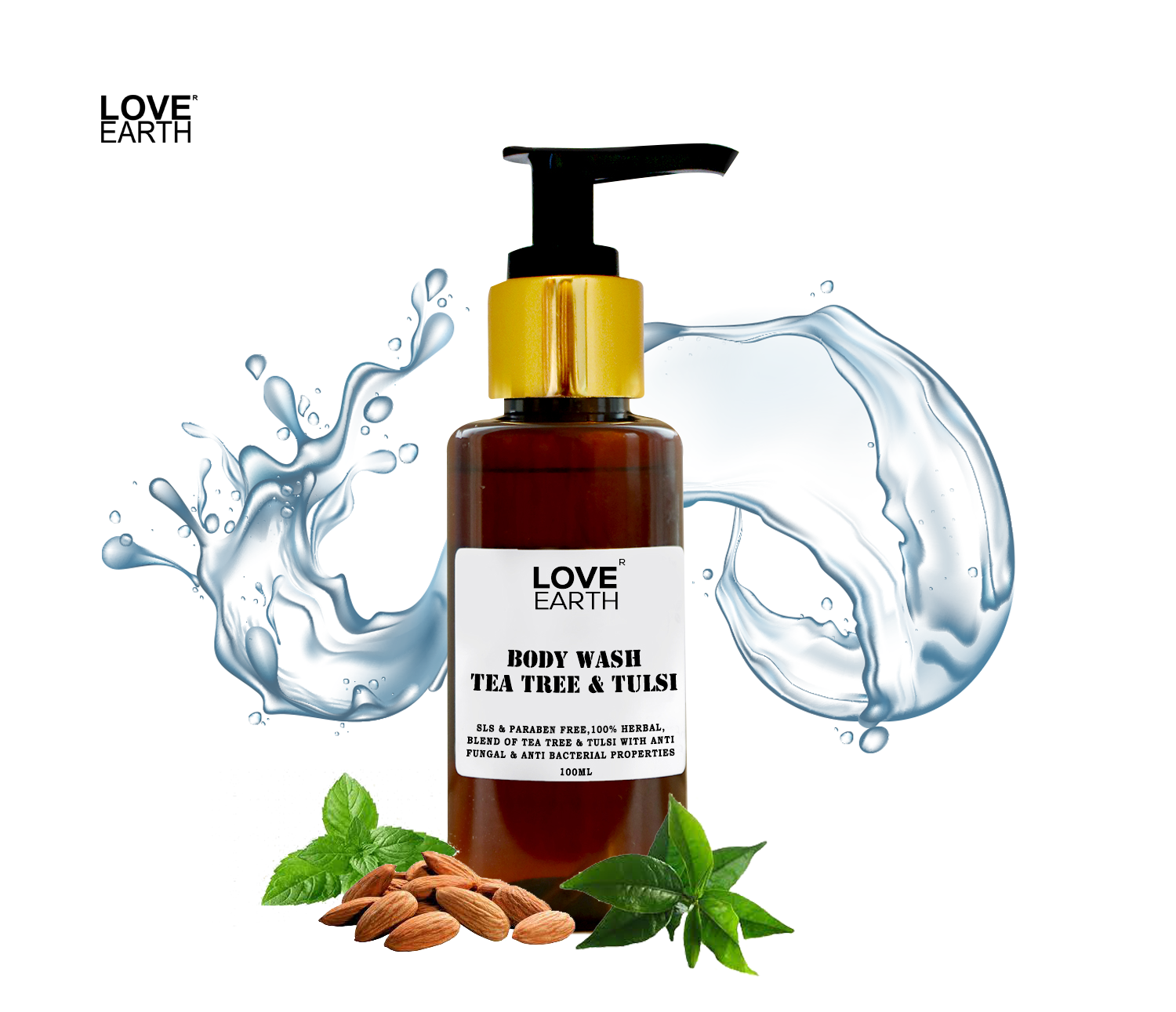 Body Wash With Tea Tree & Tulsi
