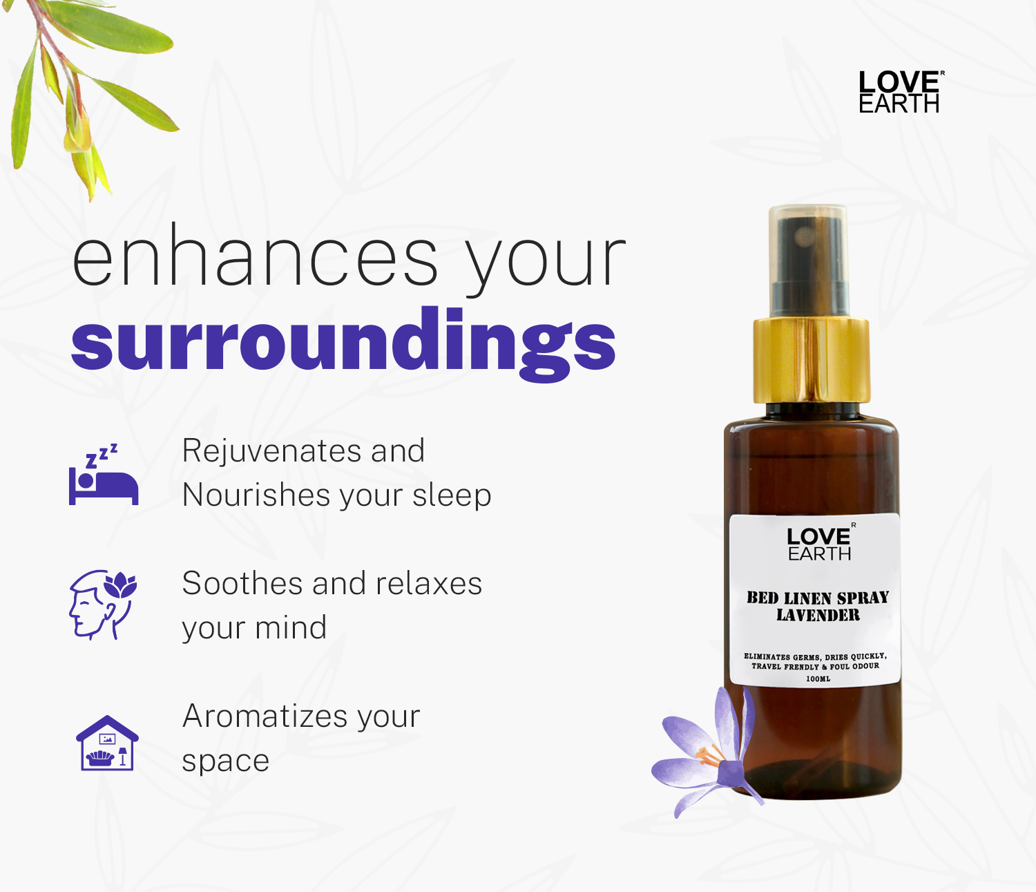 Bed Linen Spray – Lavender
