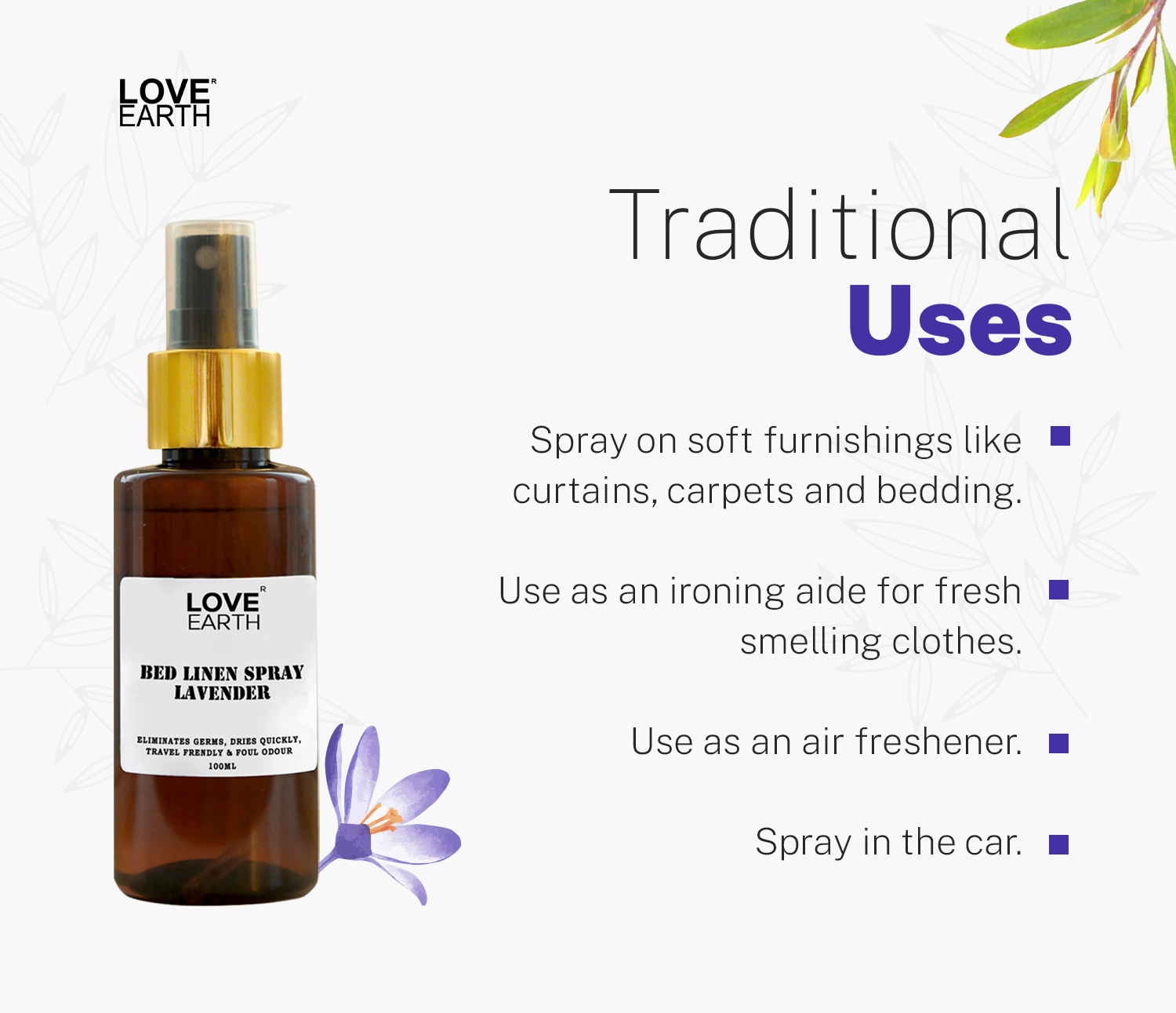 Bed Linen Spray – Lavender