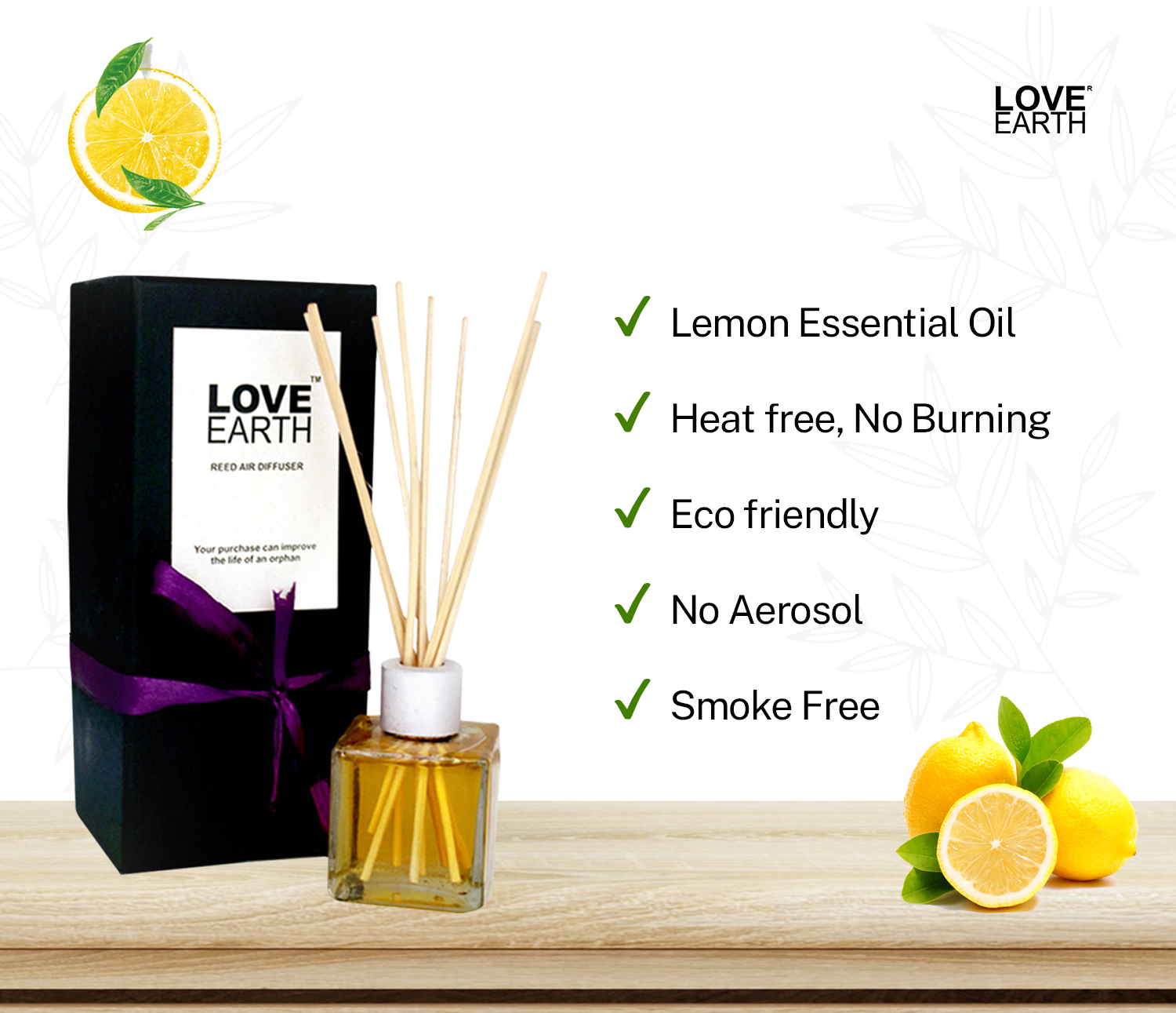 Reed Diffuser – Lemon