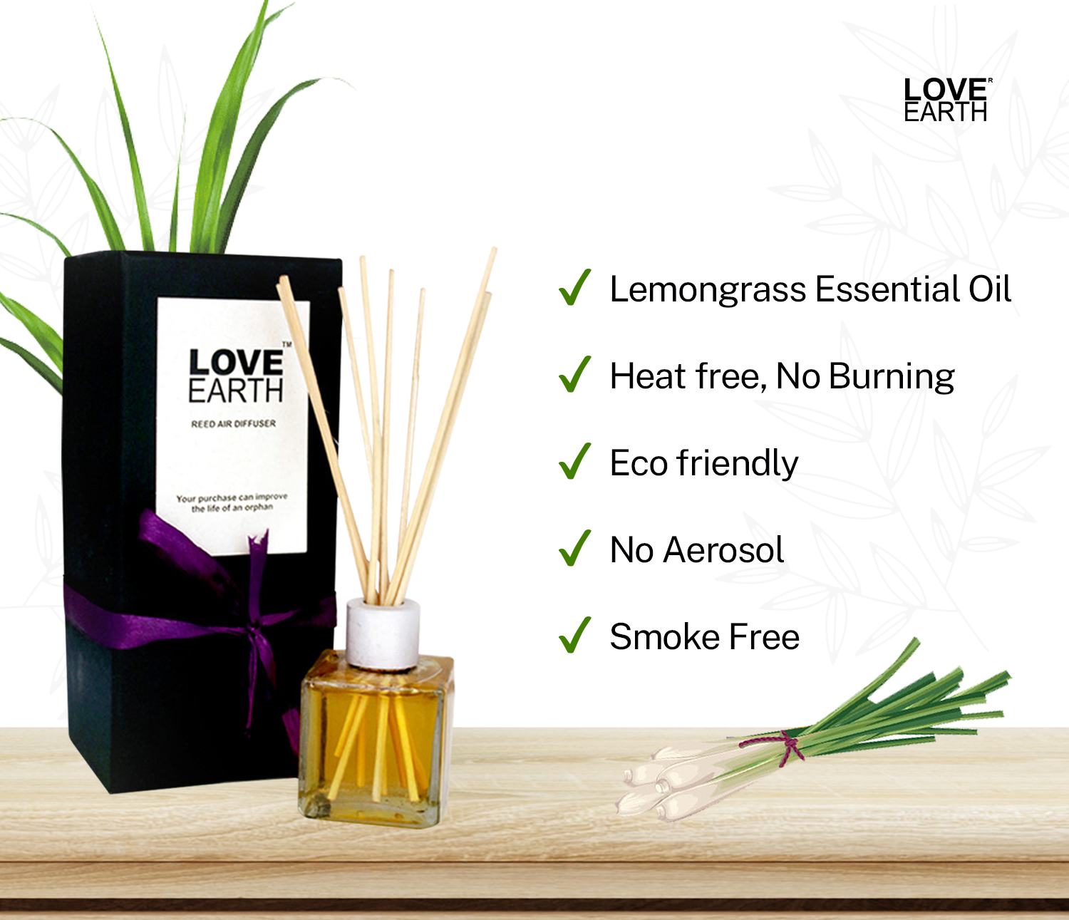 Reed Diffuser- Lemongrass