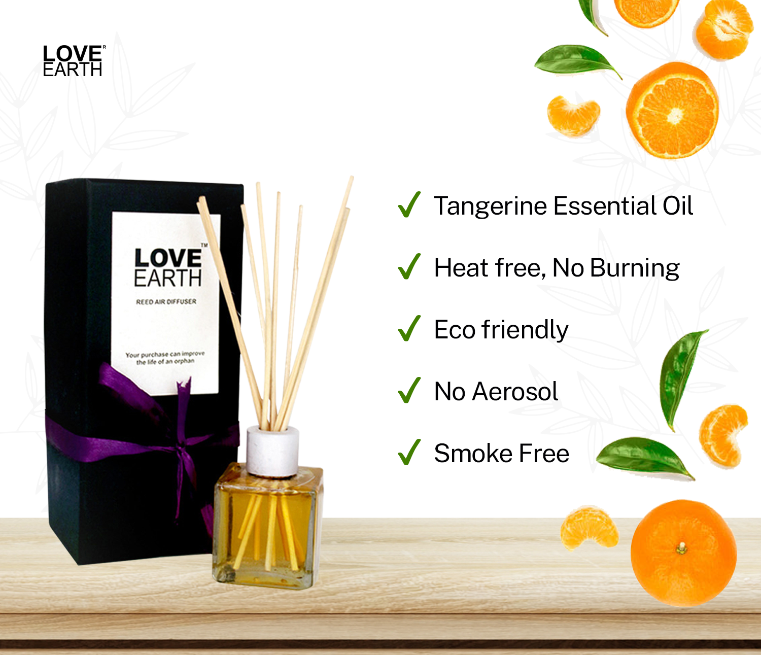 Reed Diffuser- Tangerine