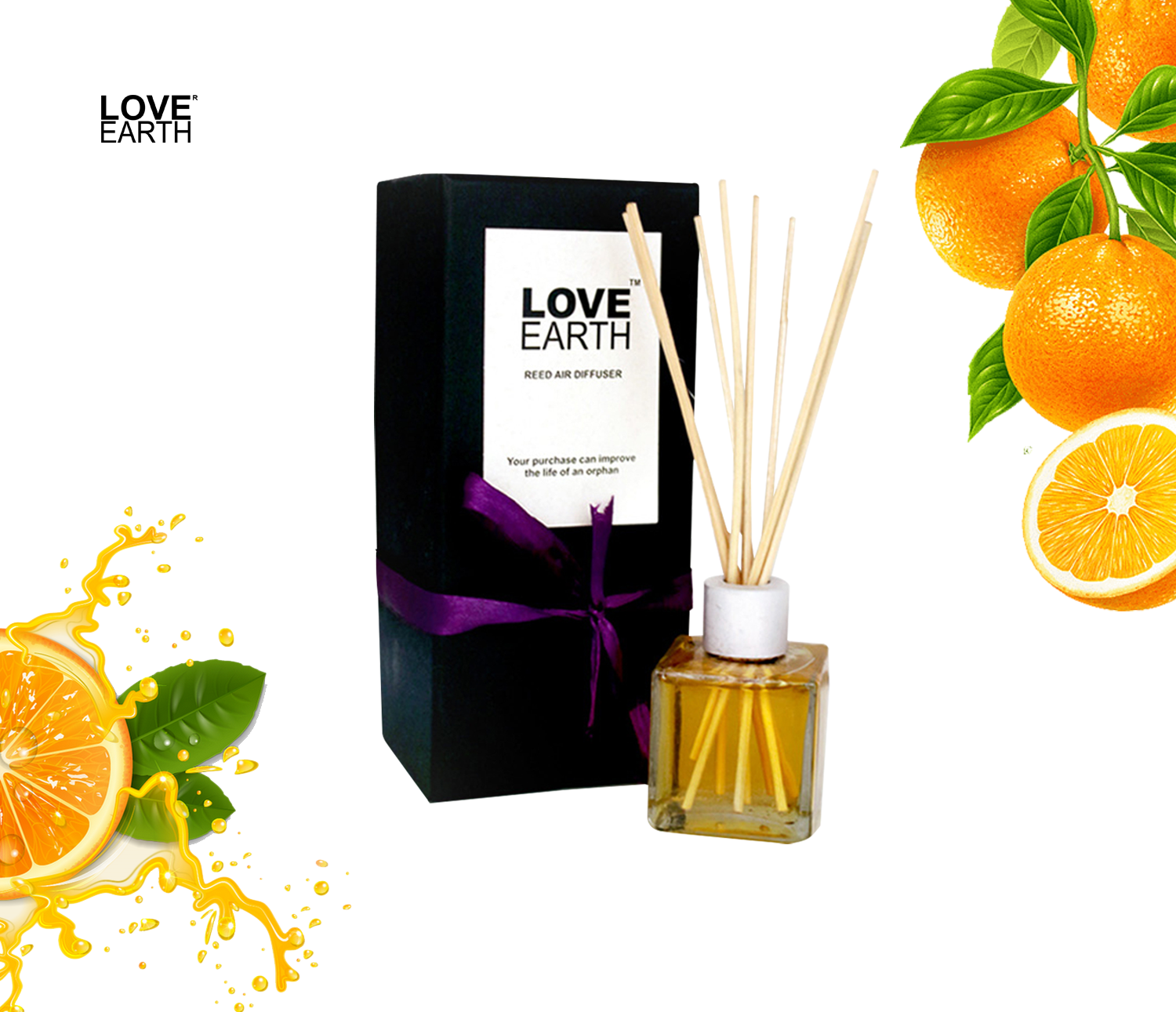Reed Diffuser- Orange