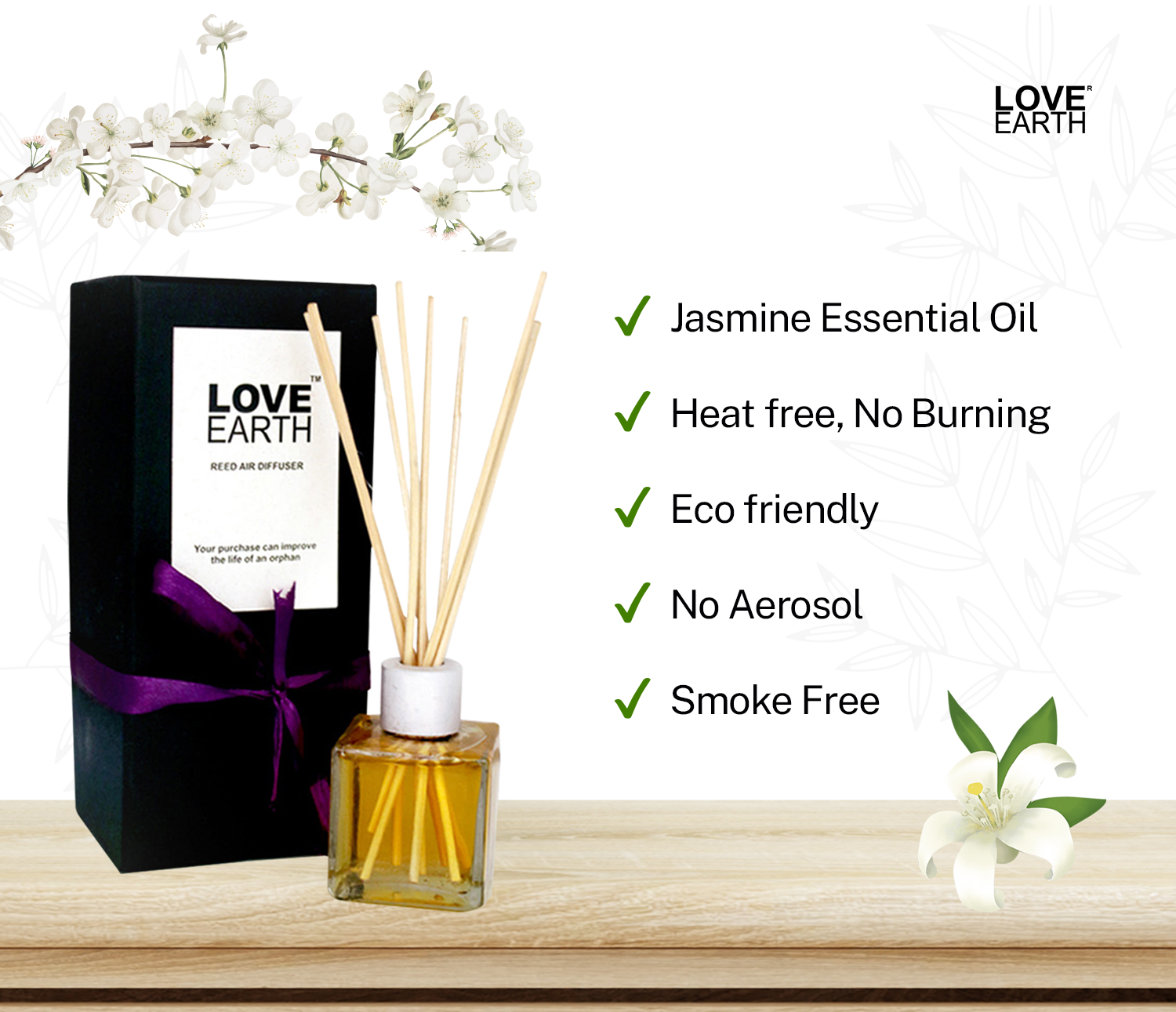 Reed Diffuser - Jasmine