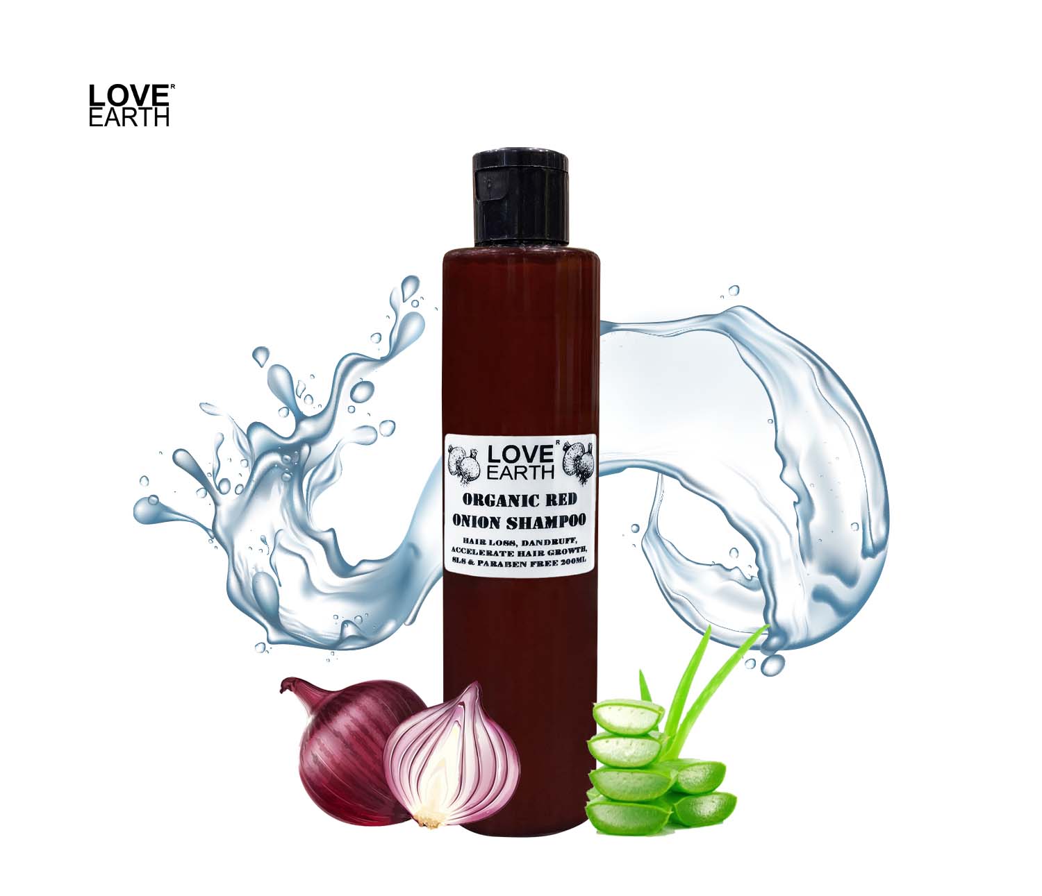 Organic Red Onion Shampoo 200ml