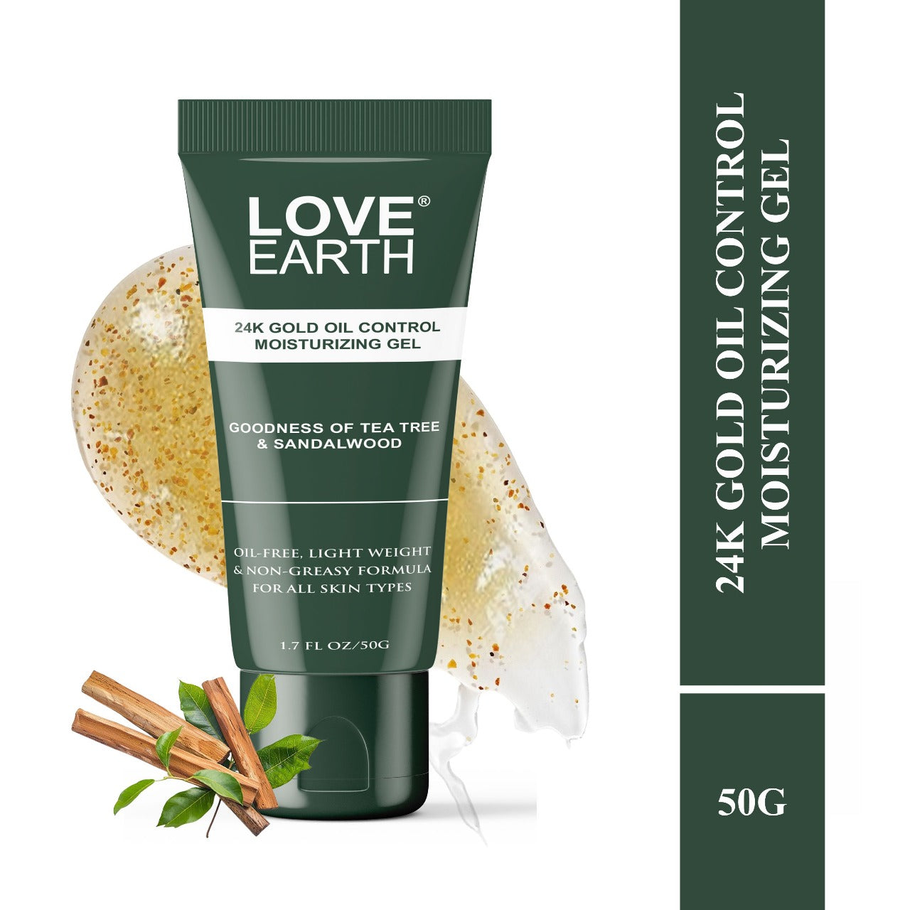 24K Gold Oil Control Moisturizing Gel – 50 Gms