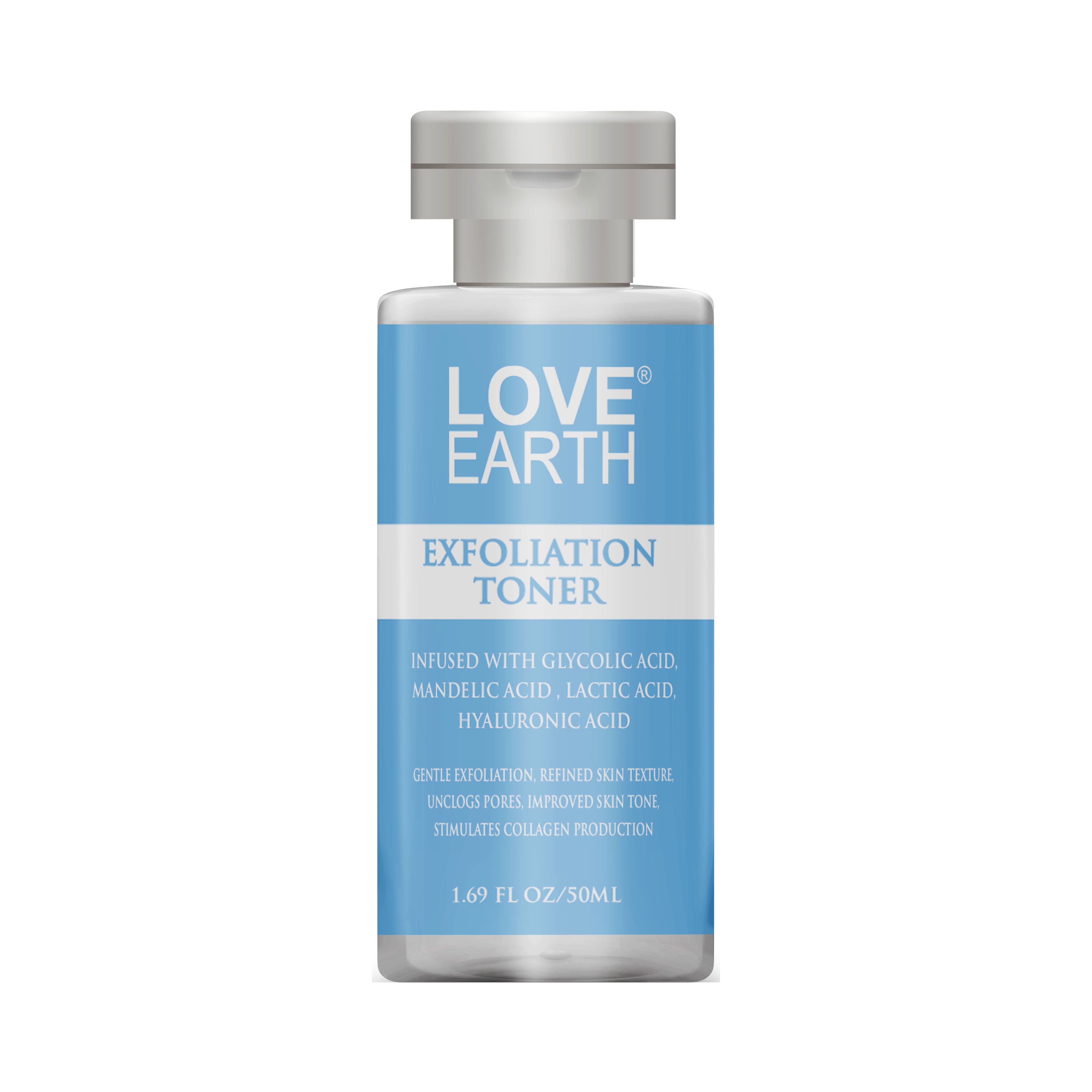 LOVE EARTH EXFOLIATION TONER 50ml