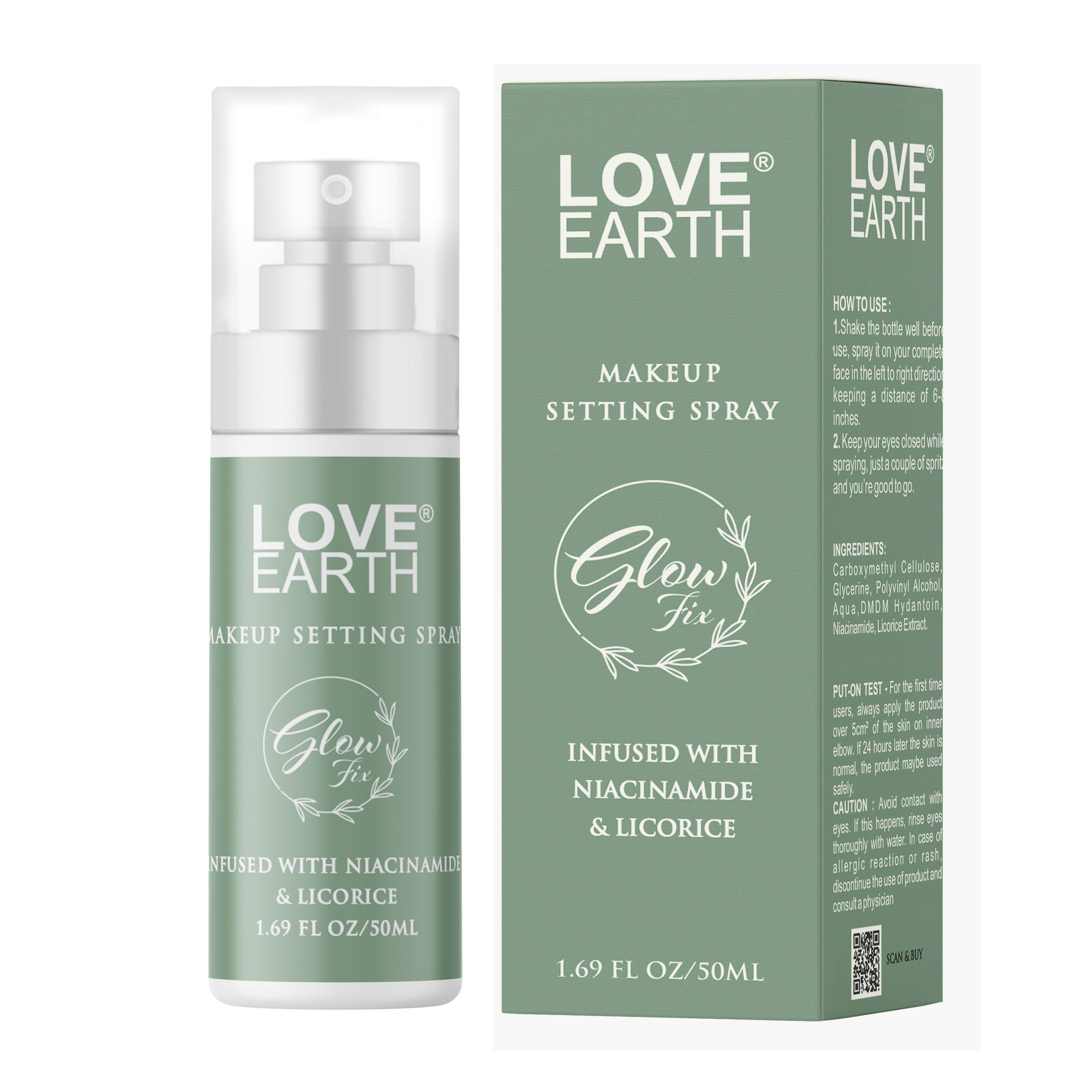 Makeup Setting Spray Glow Fix - 50ML