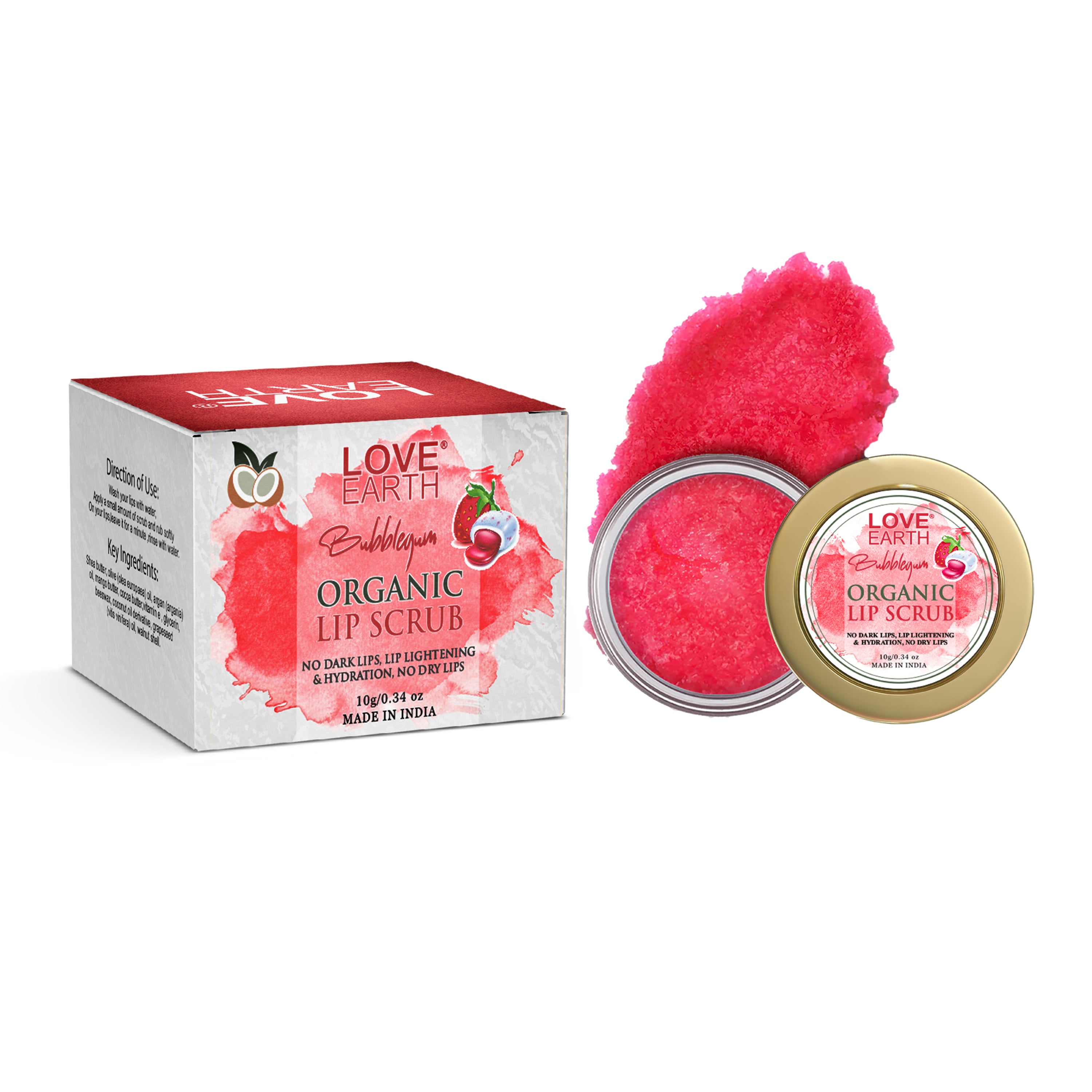 Organic Lip Scrub 10 Grams