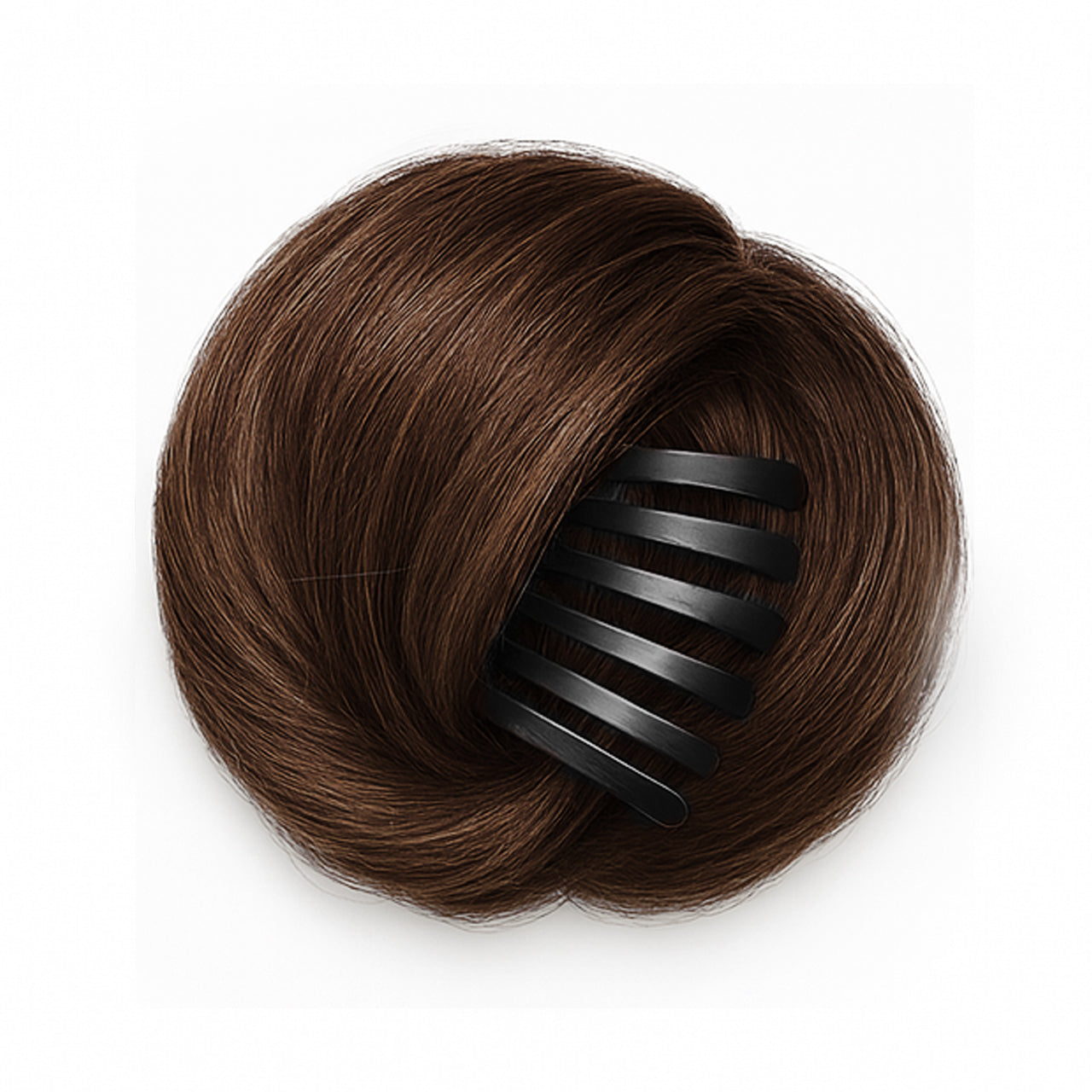 Clip-on Hair Bun Light Brown
