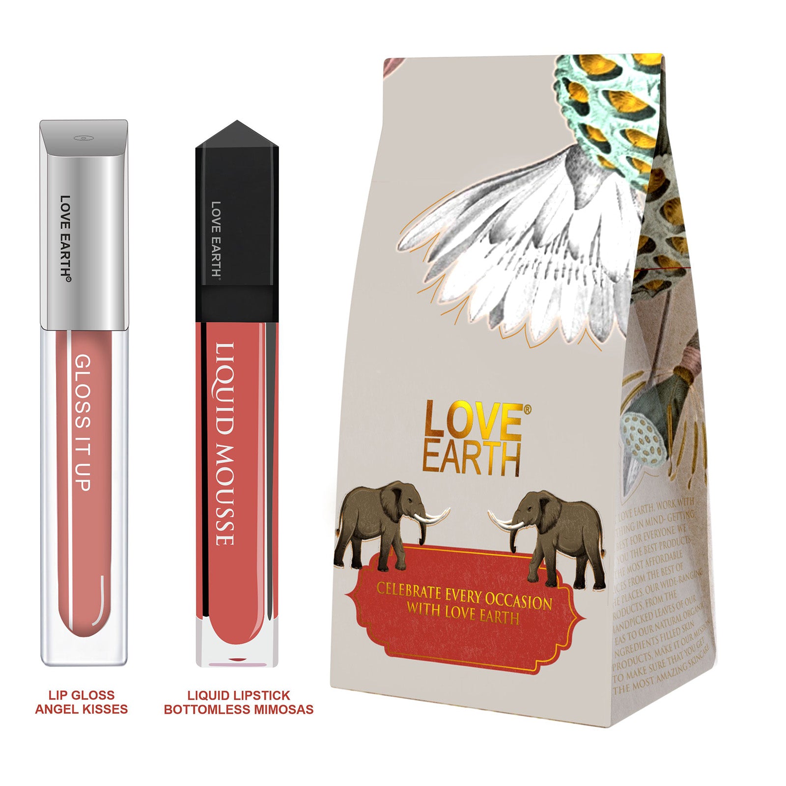 Lip Gloss Angel Kisses & Liquid Lipstick Bottomless Mimosas Gift Pack