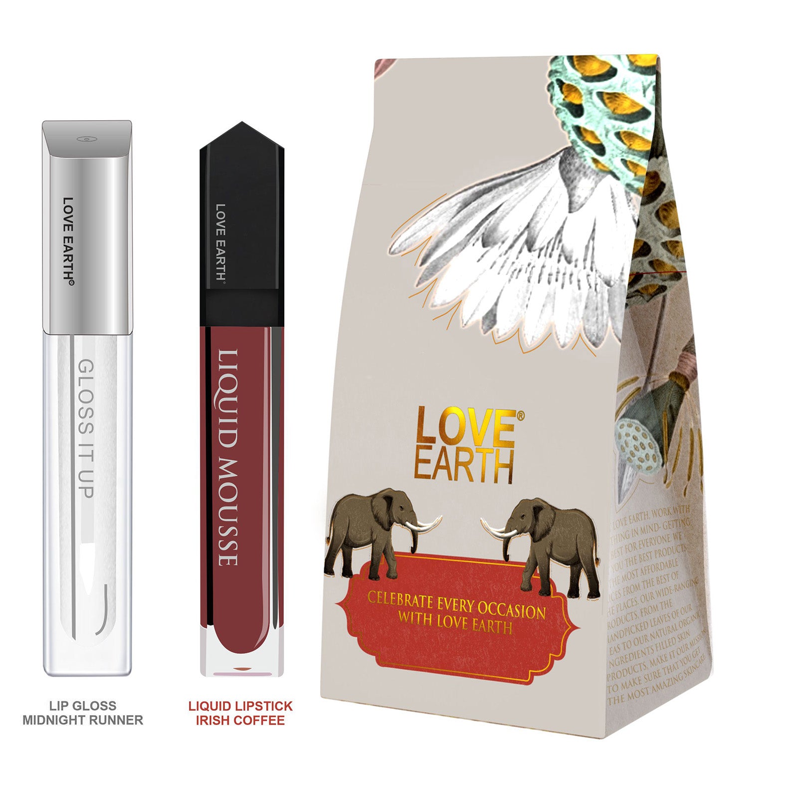 Liquid Lipstick Irish Coffee & Lip Gloss Midnight Runner Gift Pack