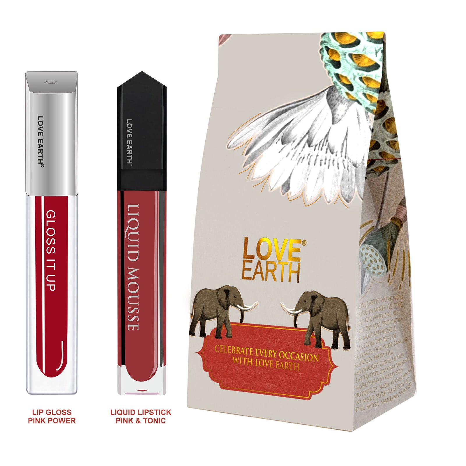 Liquid Lipstick Pink & Tonic & Lip Gloss Pink Power Gift Pack