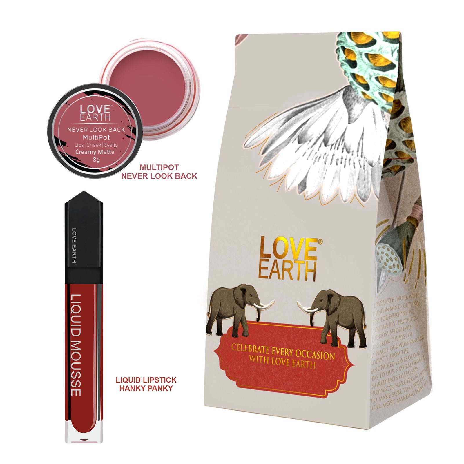 Lip And Cheek Tint Never Look Back &  Liquid Lipstick Hanky Panky Gift Pack