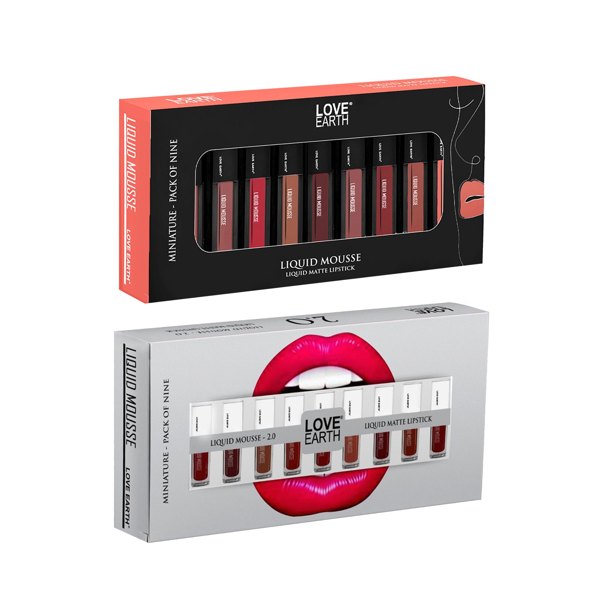 Mousse Lipstick 1.O & 2.O Combo Kit - 18 Shades (36ml)