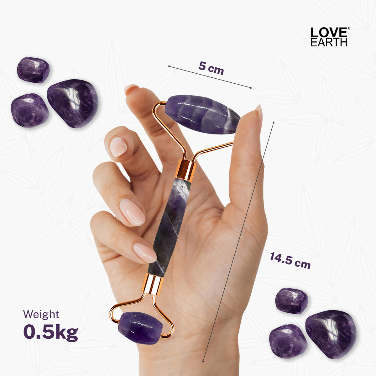 Love Earth Amethyst Face Roller