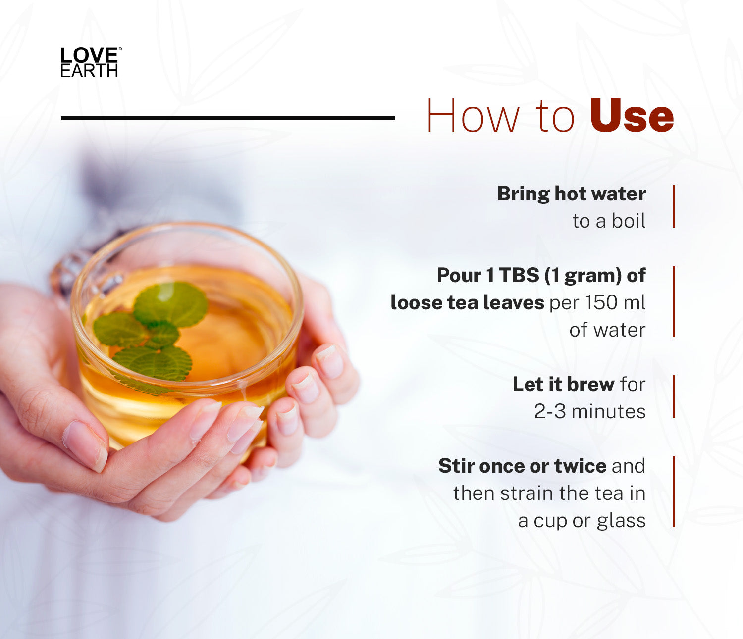 Glowing Skin & Healthy Hair – Organic Green Tea – 30gms