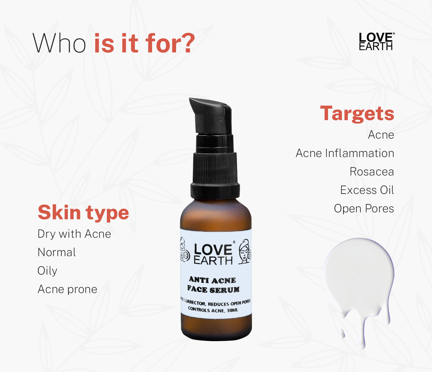Anti Acne Face Serum – 30ML