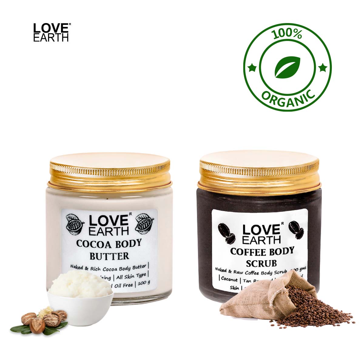 Body Polish Kit – Coffee Body Scrub & Cocoa Body Butter