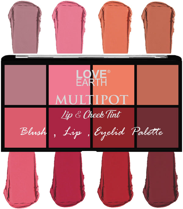 LOVE EARTHBLUSH, LIPS, EYELID PALETTE